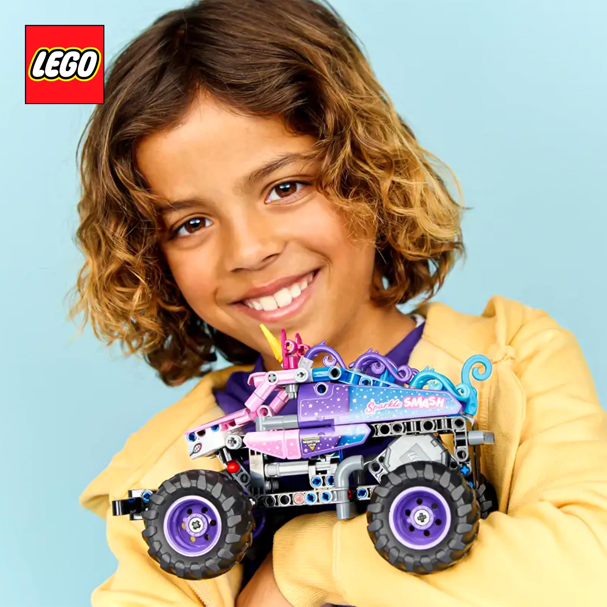 LEGO Technic 42220 Monster Jam Sparkle Smash Pull-Back 243-Piece Building Set