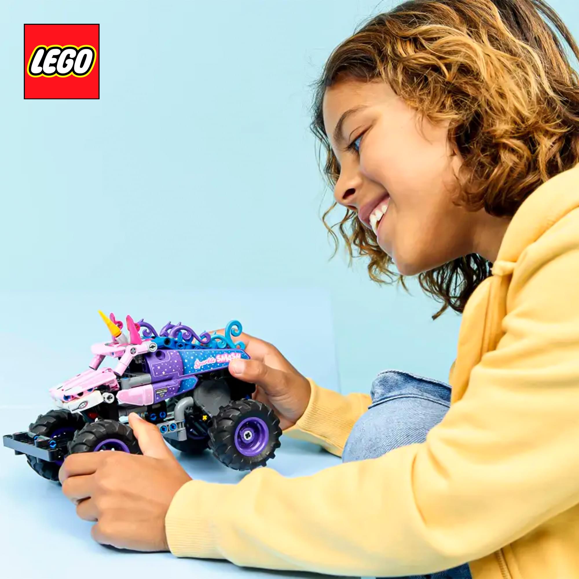 LEGO Technic 42220 Monster Jam Sparkle Smash Pull-Back 243-Piece Building Set