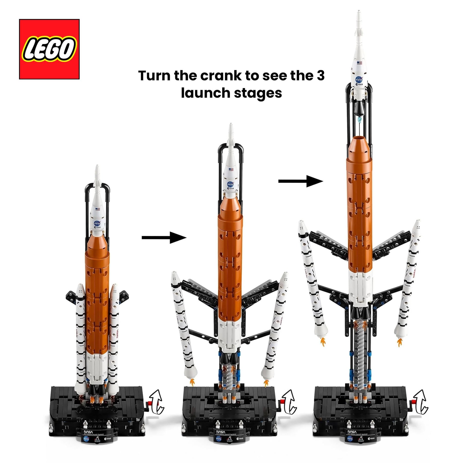 LEGO Technic 42221 NASA Artemis Rocket Building Set