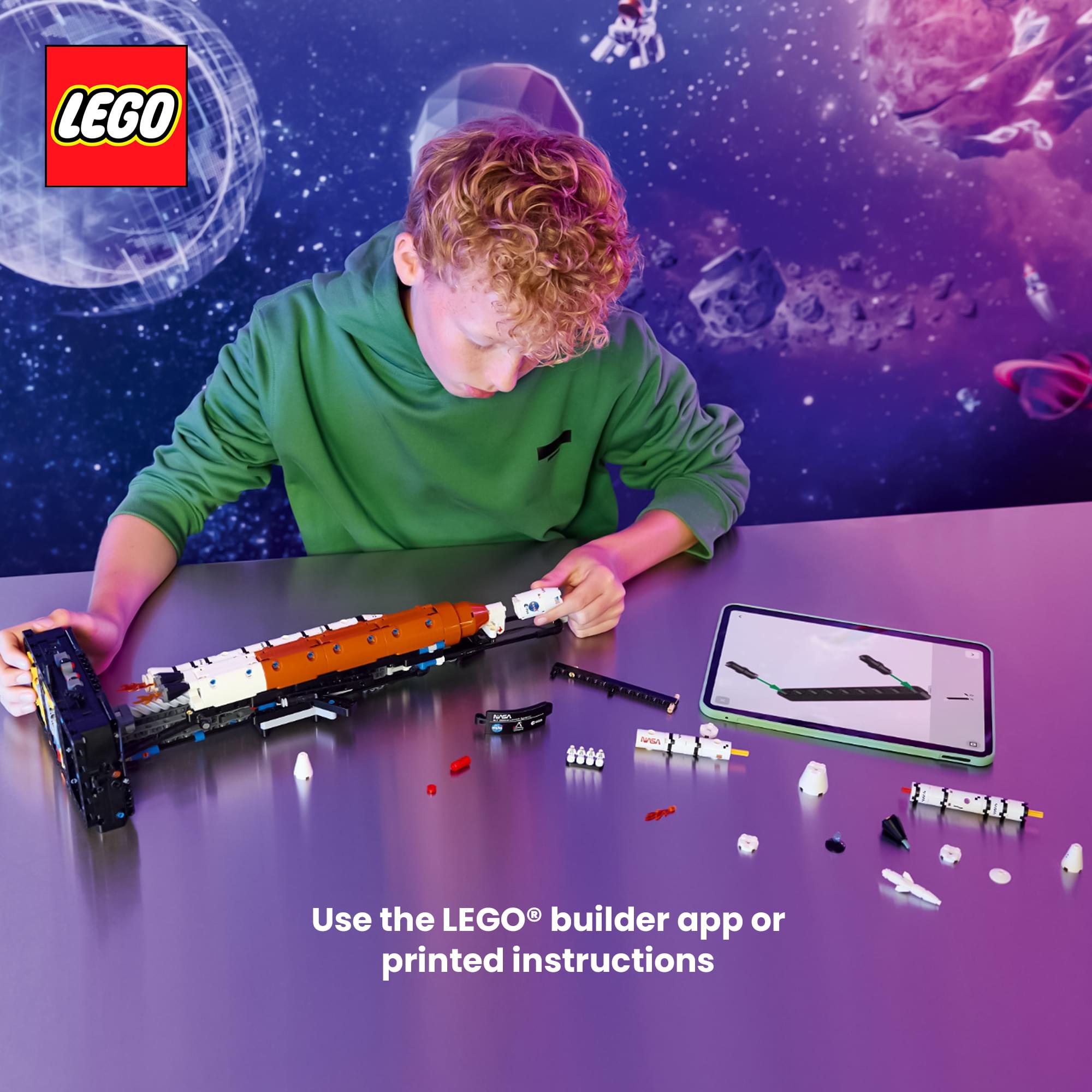 LEGO Technic 42221 NASA Artemis Rocket Building Set