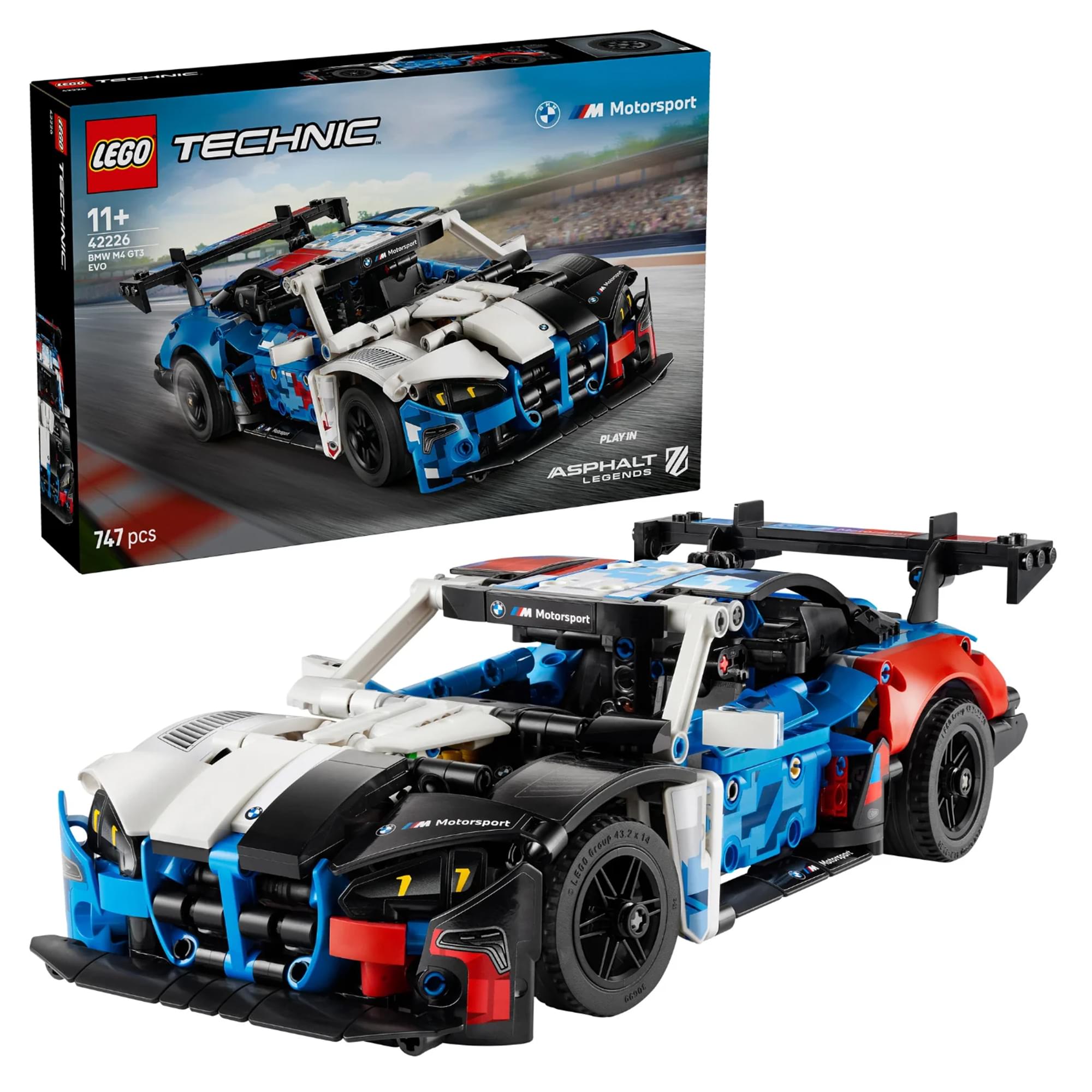 LEGO Technic 42226 BMW M4 GT3 EVO Race Car 747-Piece Building Set