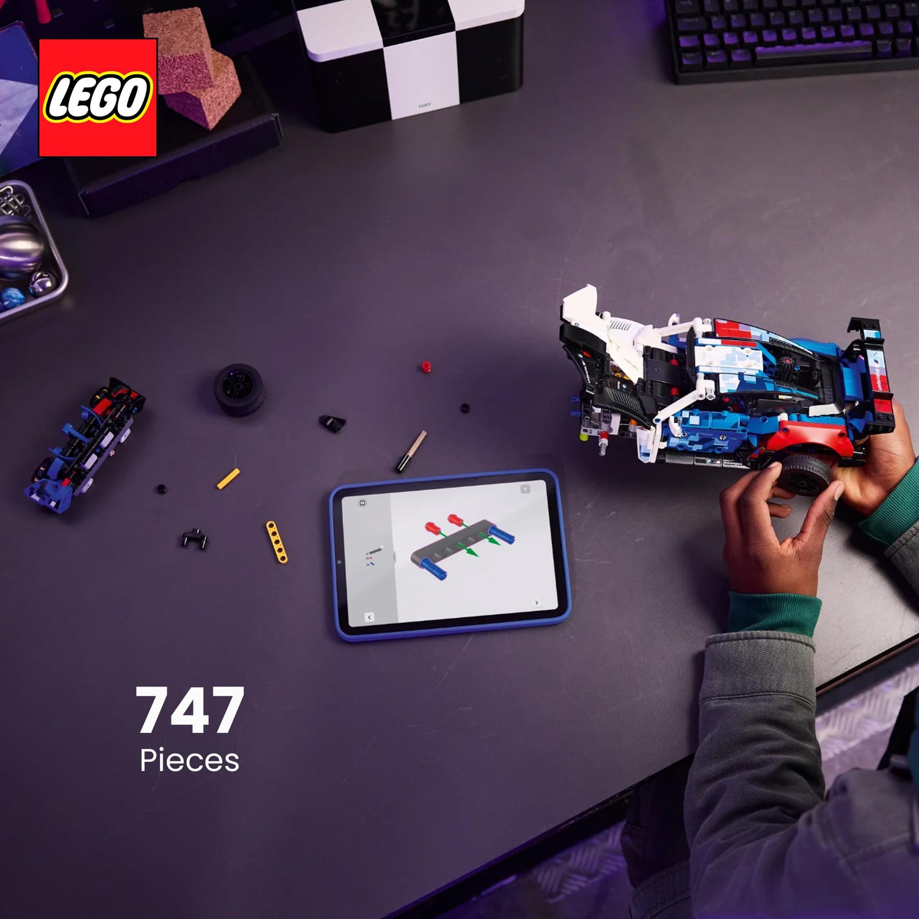 LEGO Technic 42226 BMW M4 GT3 EVO Race Car 747-Piece Building Set