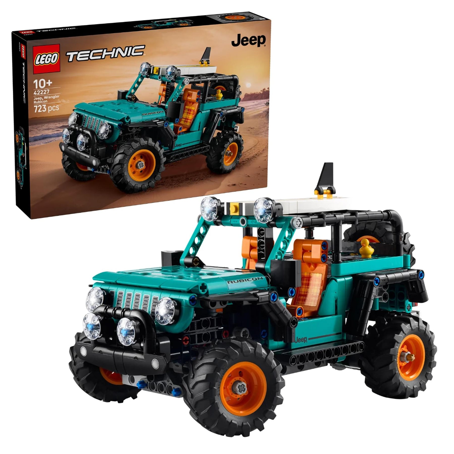 LEGO Technic 42227 Jeep Wrangler Rubicon SUV 723-Piece Building Set