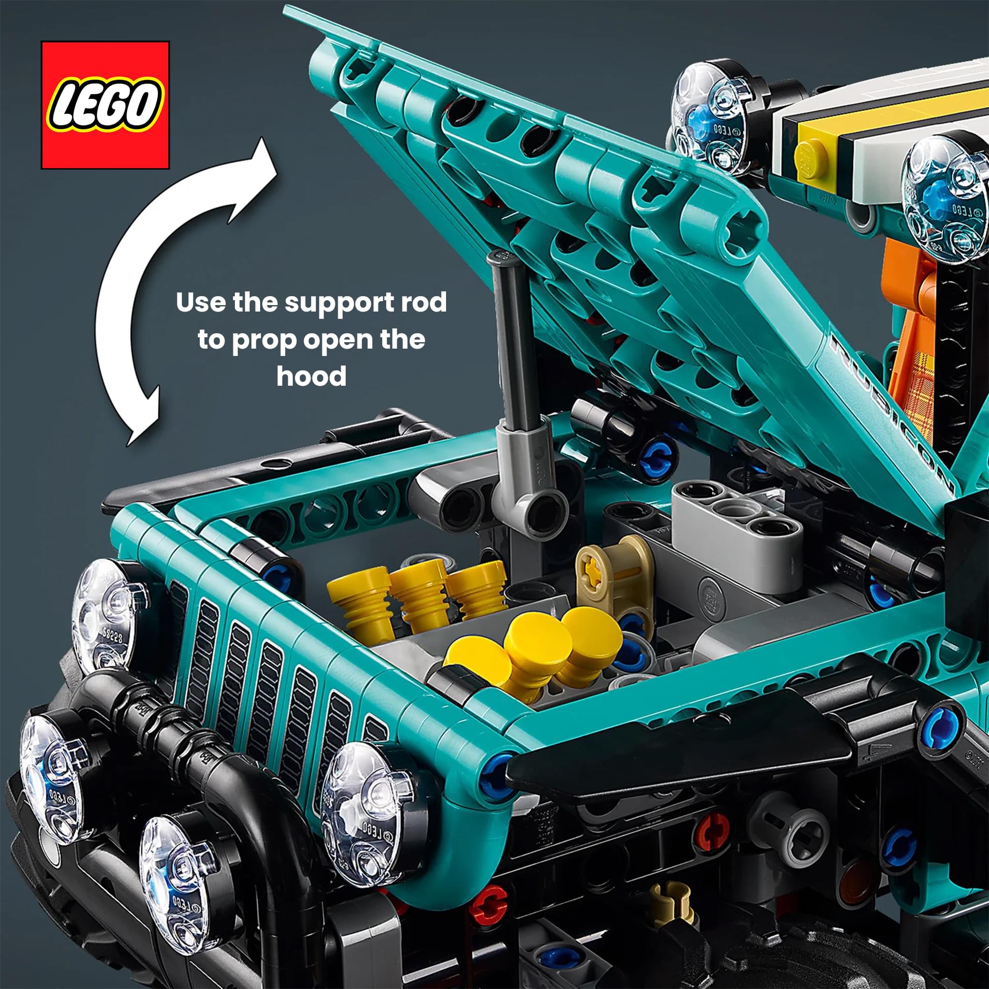 LEGO Technic 42227 Jeep Wrangler Rubicon SUV 723-Piece Building Set