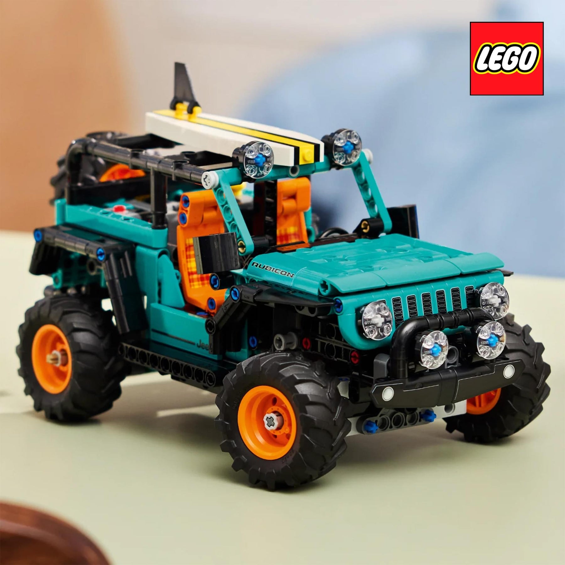 LEGO Technic 42227 Jeep Wrangler Rubicon SUV 723-Piece Building Set