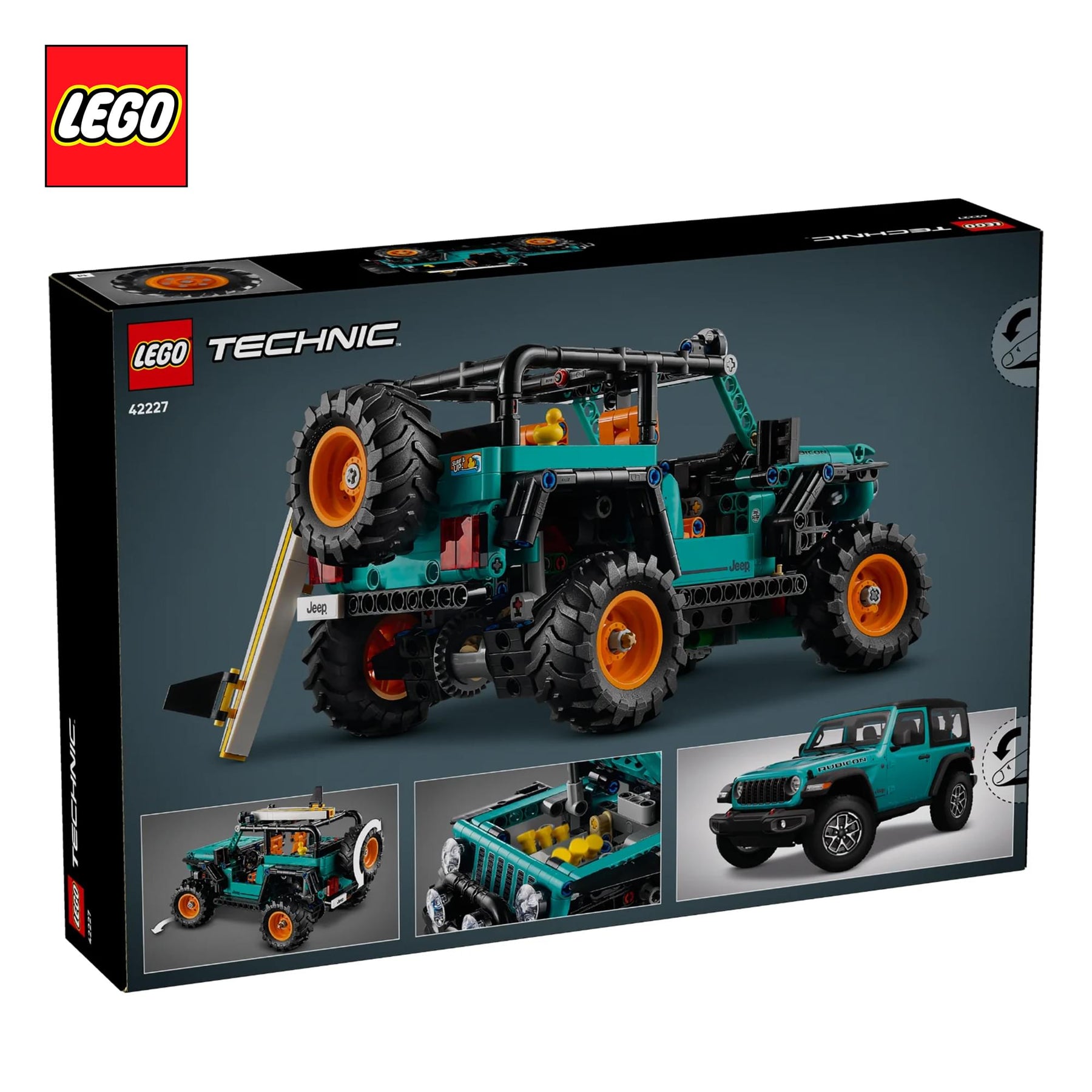 LEGO Technic 42227 Jeep Wrangler Rubicon SUV 723-Piece Building Set