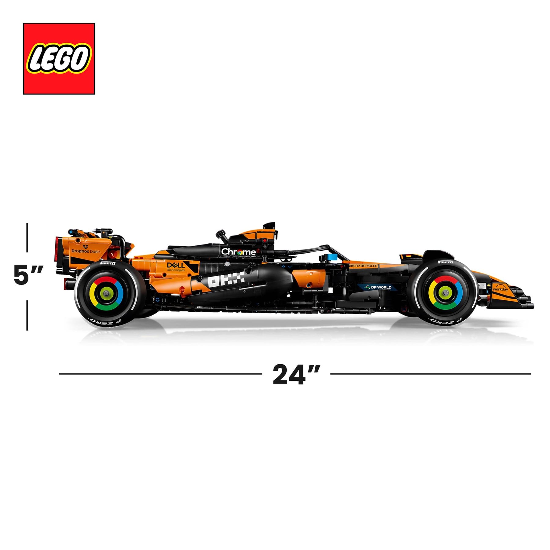 LEGO Technic 42228 McLaren MCL39 F1 Car 1675-Piece Building Set