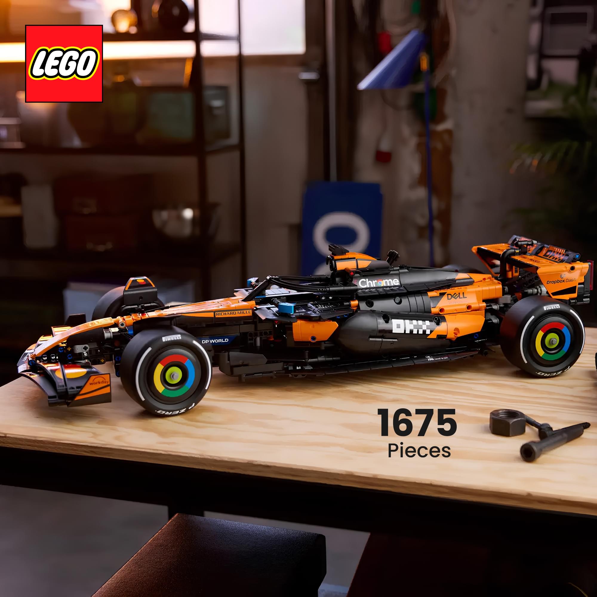 LEGO Technic 42228 McLaren MCL39 F1 Car 1675-Piece Building Set