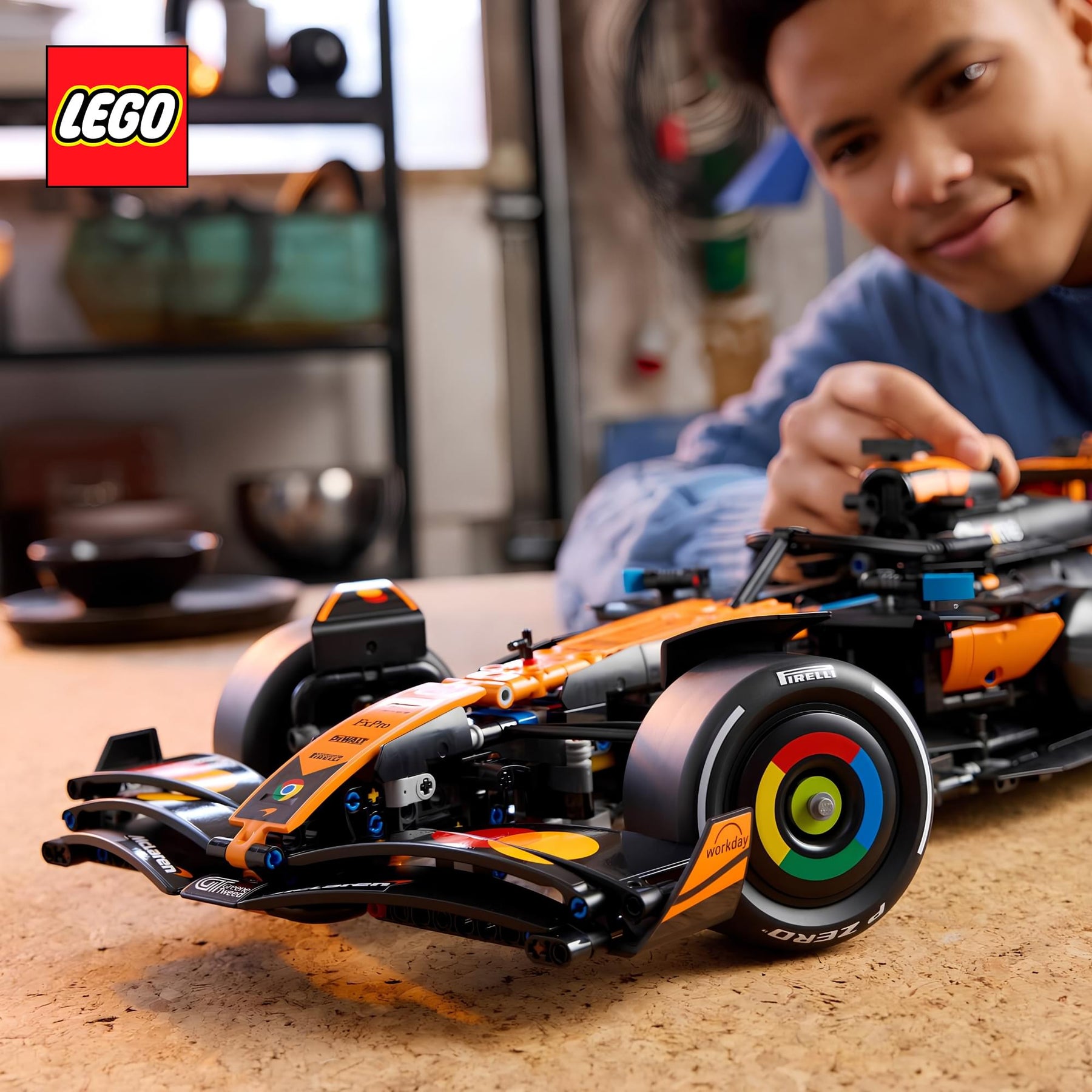 LEGO Technic 42228 McLaren MCL39 F1 Car 1675-Piece Building Set