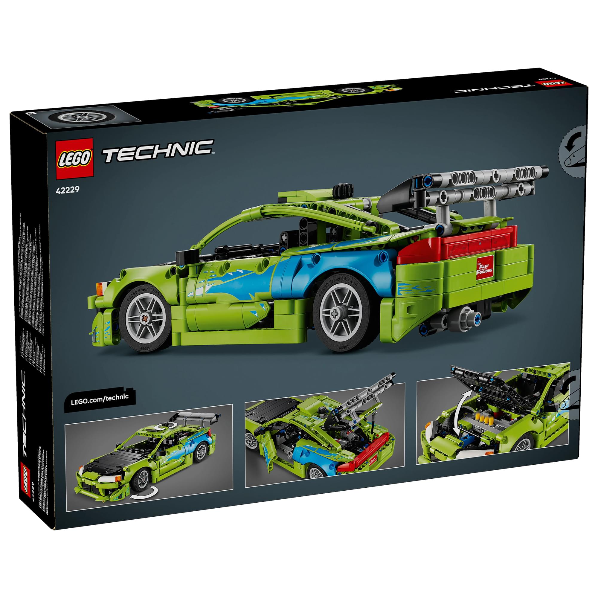 Fast and Furious LEGO Technic 42229 Mitsubishi Eclipse 827-Piece Building Set