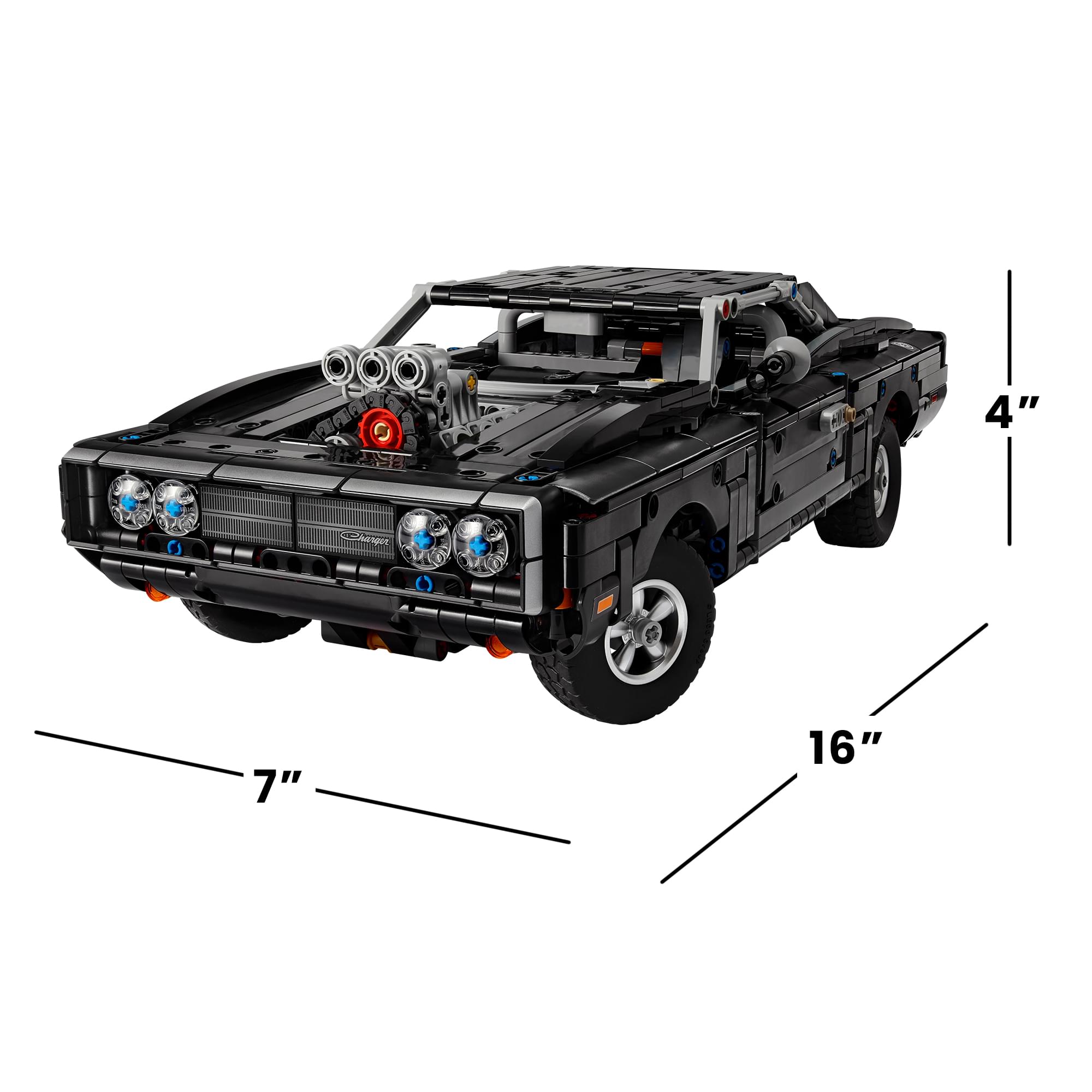Fast and Furious LEGO Technic 42231 Dodge Charger R/T 1516-Piece Building Set