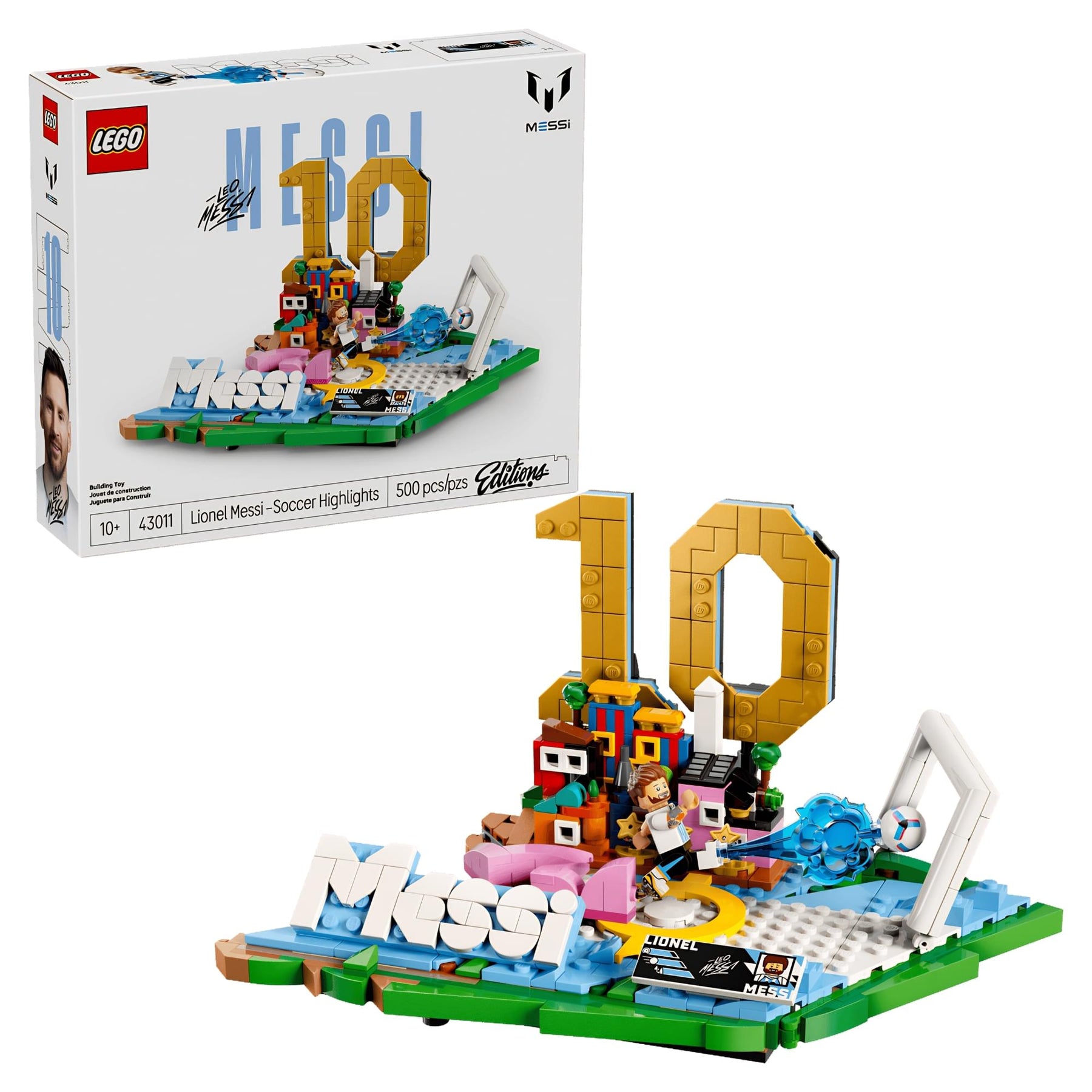 LEGO Editions 43011 Lionel Messi Soccer Highlights 500-Piece Building Set