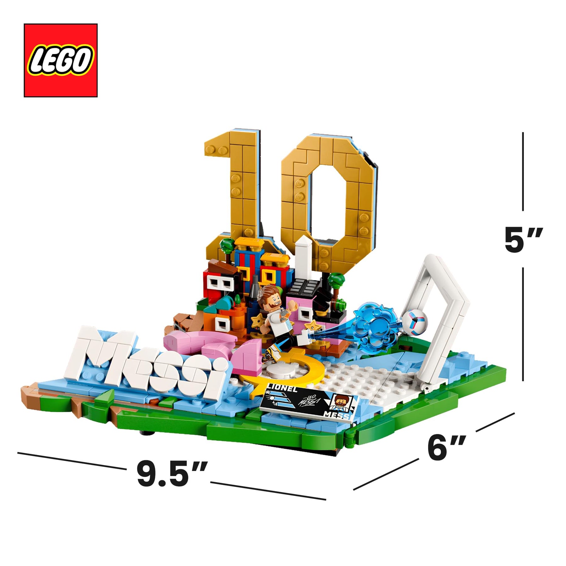 LEGO Editions 43011 Lionel Messi Soccer Highlights 500-Piece Building Set