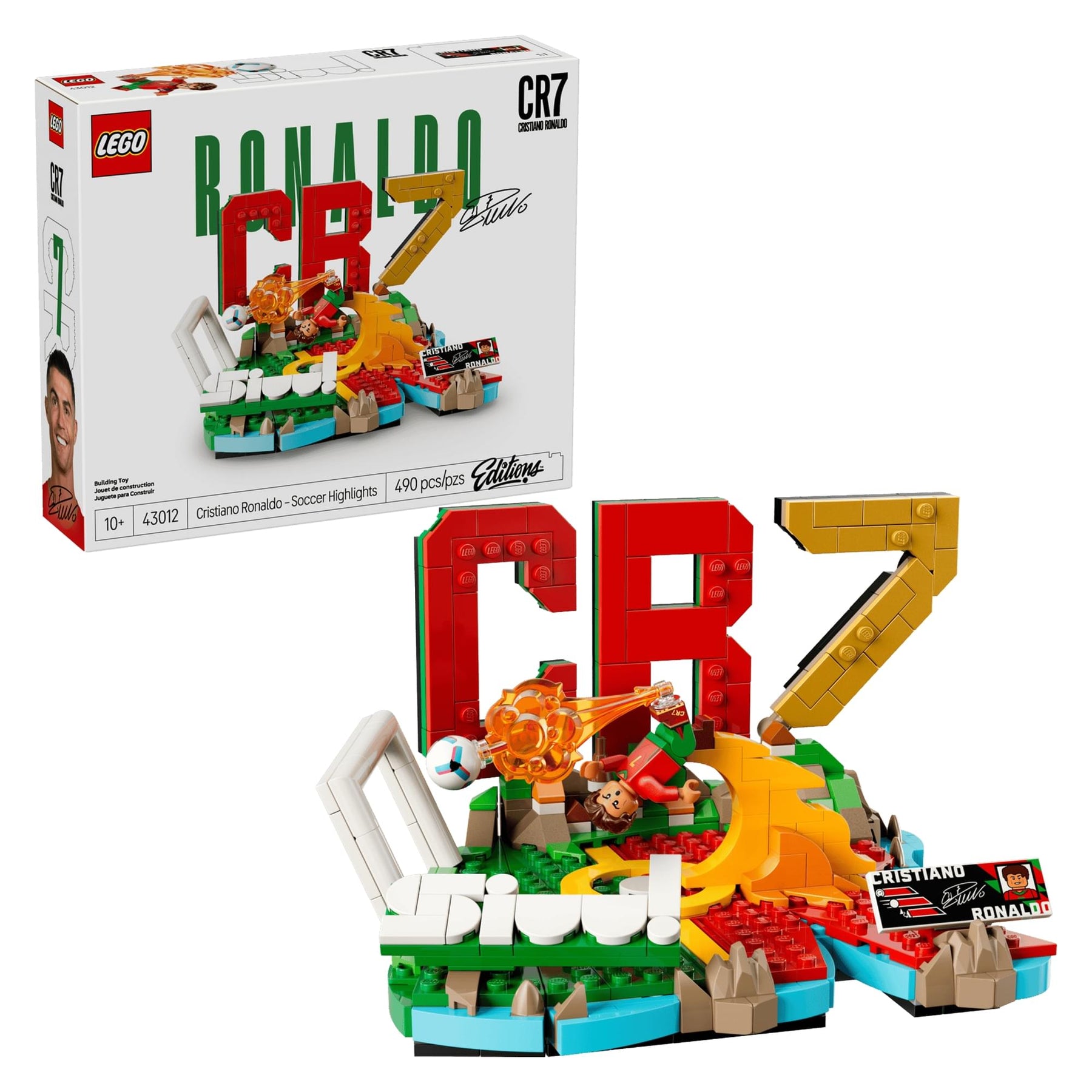 LEGO Editions 43012 Cristiano Ronaldo Soccer Highlights 490-Piece Building Set