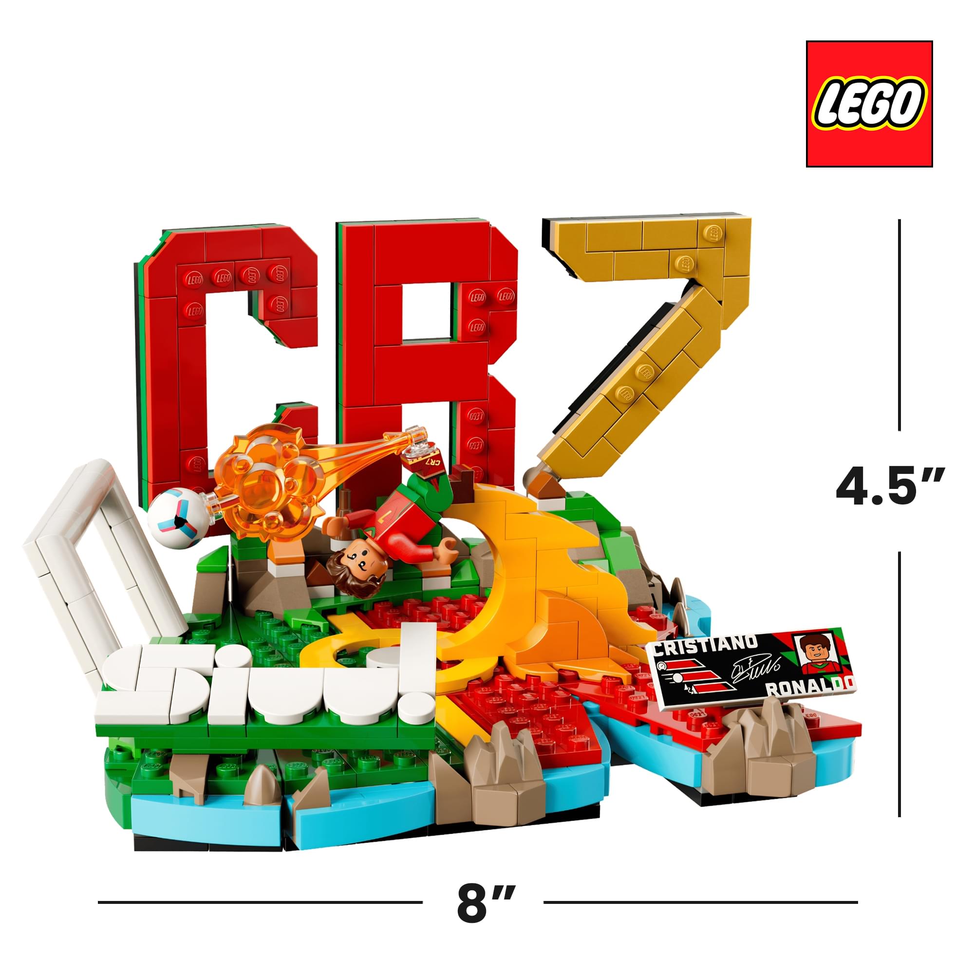 LEGO Editions 43012 Cristiano Ronaldo Soccer Highlights 490-Piece Building Set