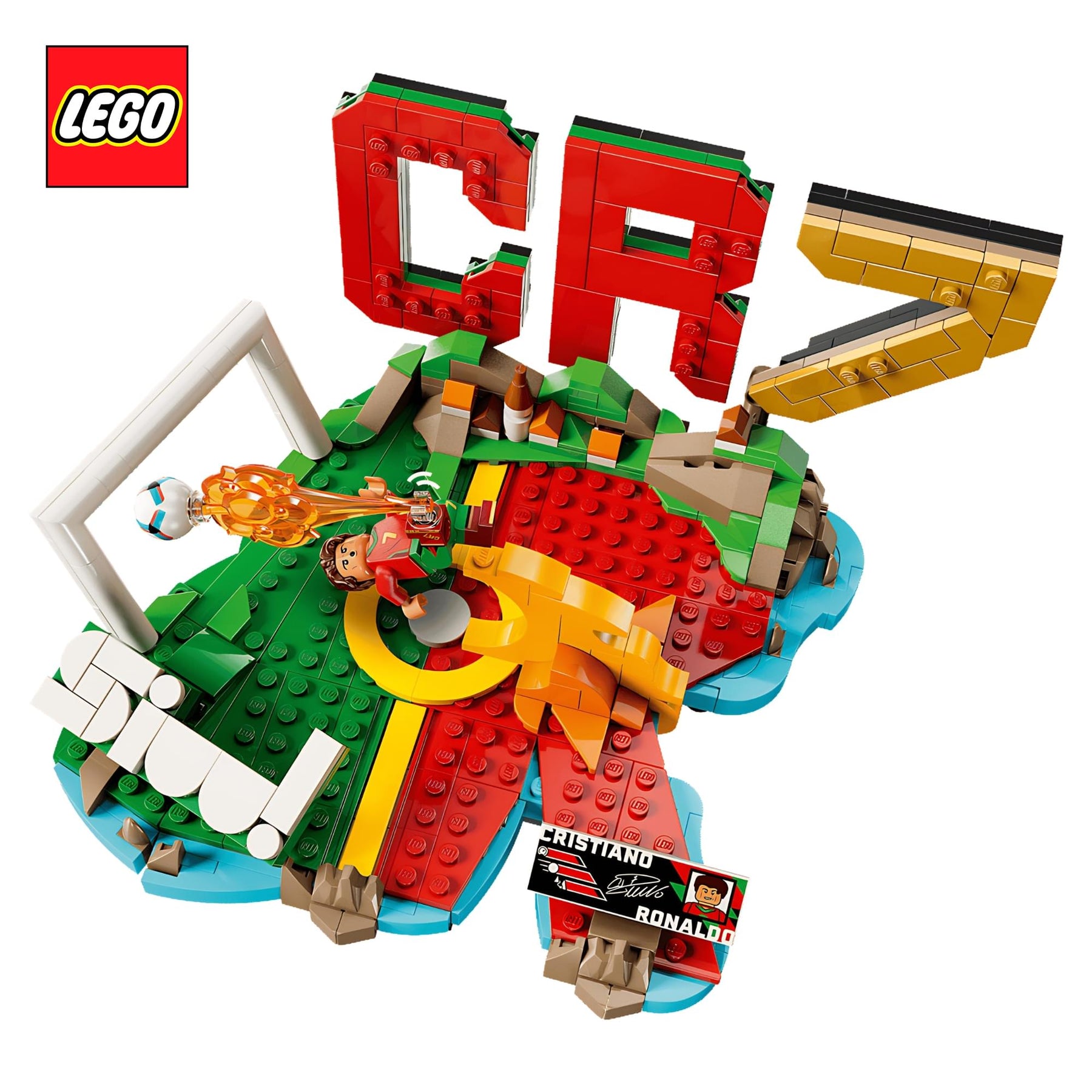 LEGO Editions 43012 Cristiano Ronaldo Soccer Highlights 490-Piece Building Set
