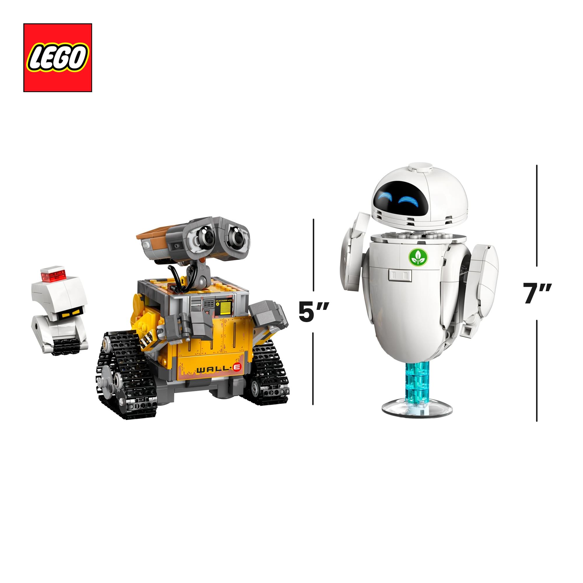 LEGO Disney/Pixar 43279 WALL-E and EVE 811-Piece Building Set