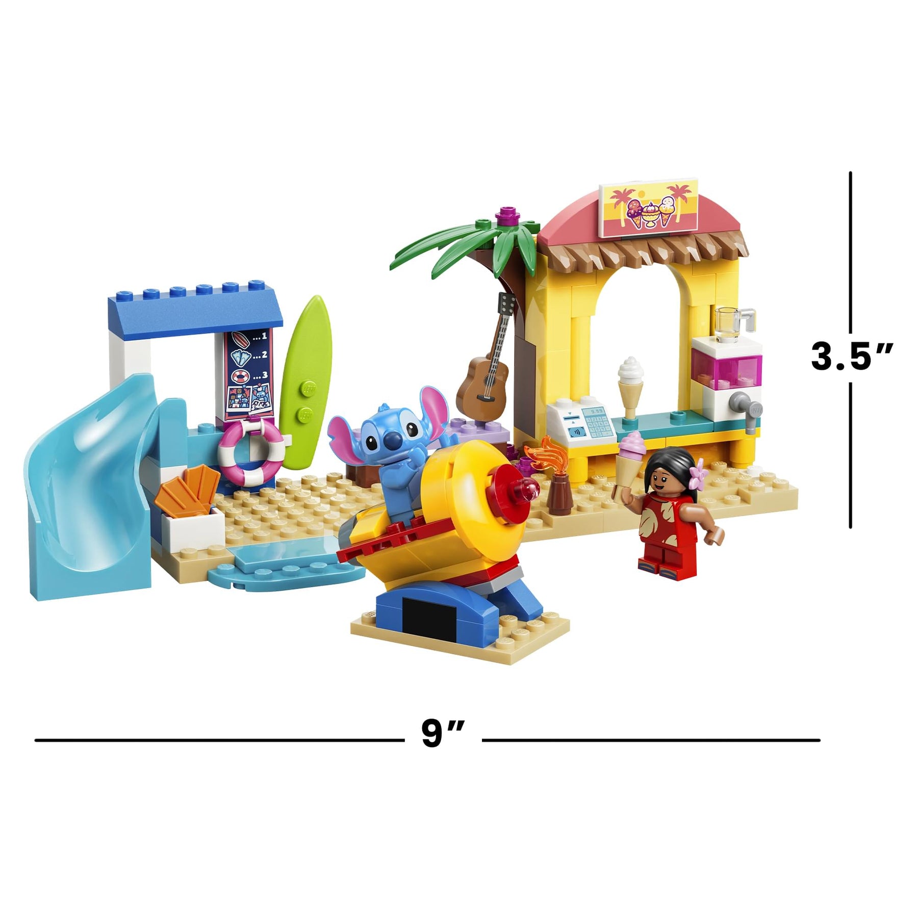 Disney Lilo & Stitch LEGO 43280 Beach Fun 113-Piece Building Set