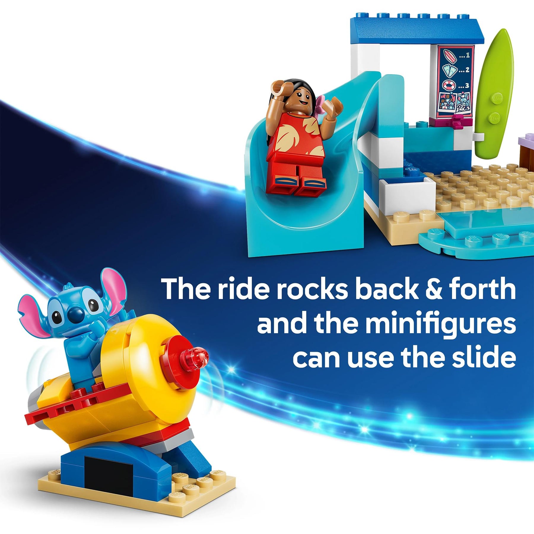Disney Lilo & Stitch LEGO 43280 Beach Fun 113-Piece Building Set