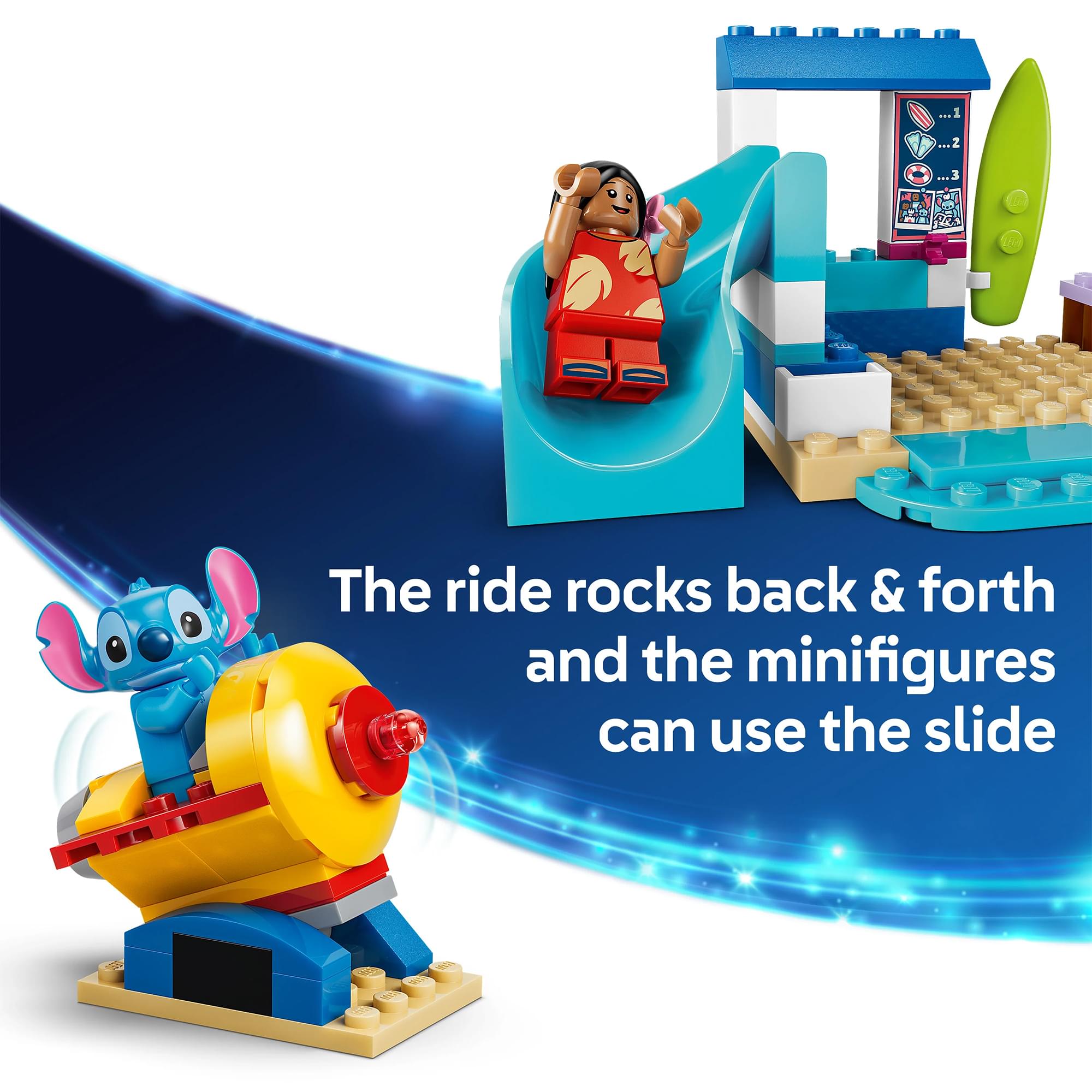 Disney Lilo & Stitch LEGO 43280 Beach Fun 113-Piece Building Set