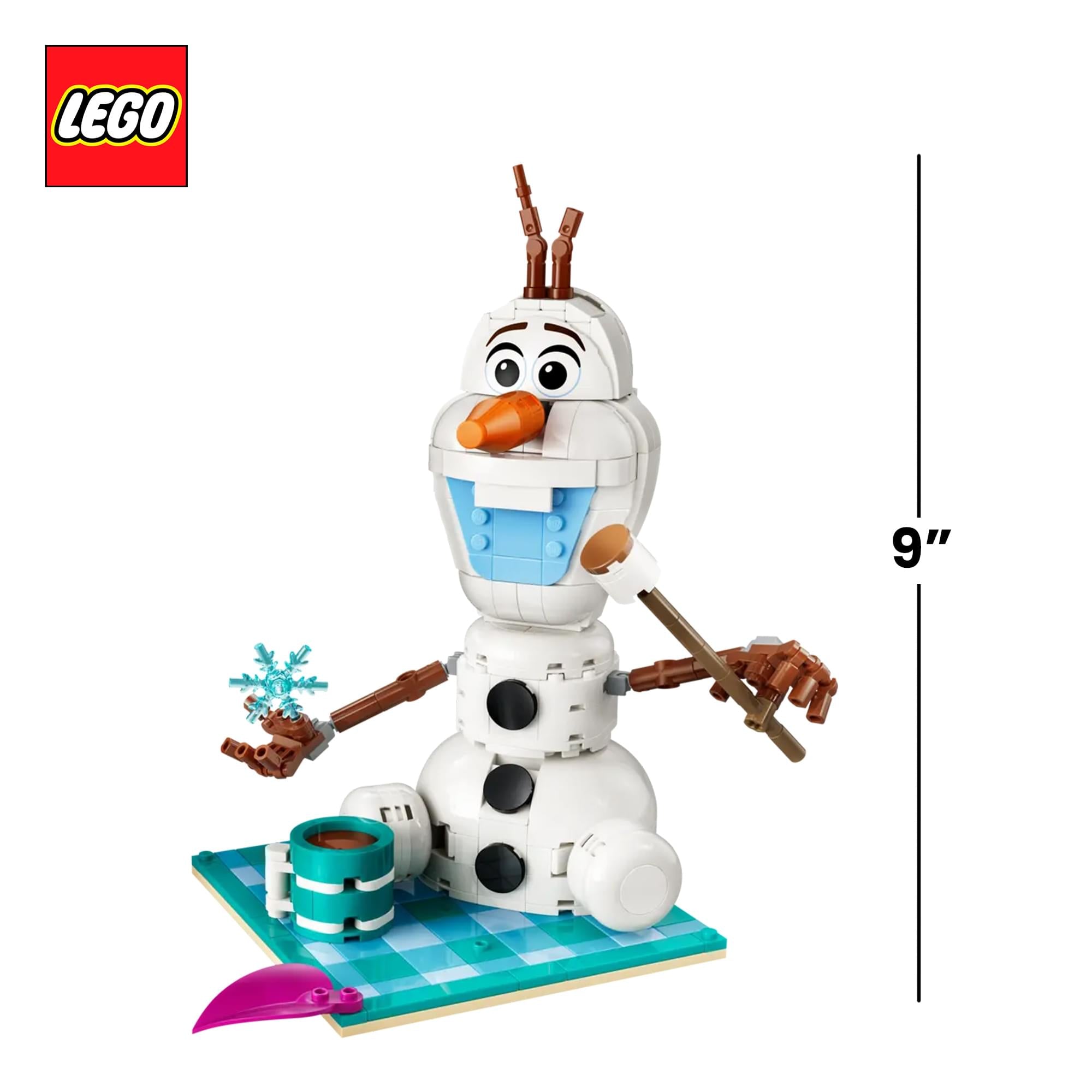 Disney Frozen LEGO 43287 Olaf and Bruni's Picnic Fun 478-Piece Building Set
