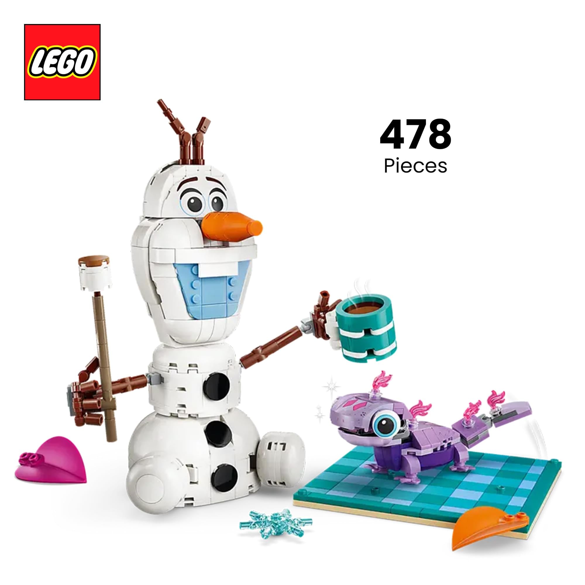 Disney Frozen LEGO 43287 Olaf and Bruni's Picnic Fun 478-Piece Building Set