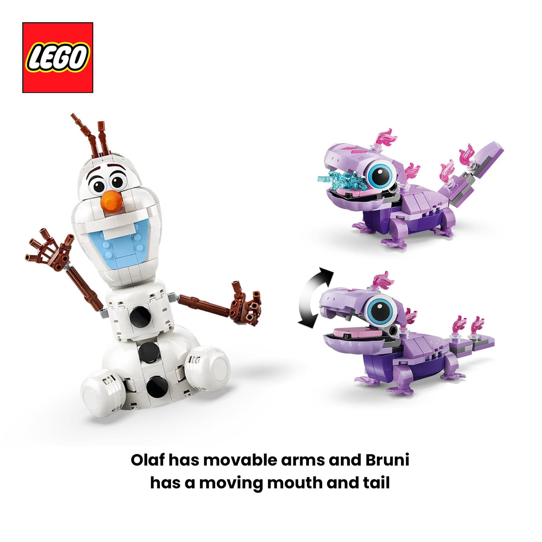 Disney Frozen LEGO 43287 Olaf and Bruni's Picnic Fun 478-Piece Building Set