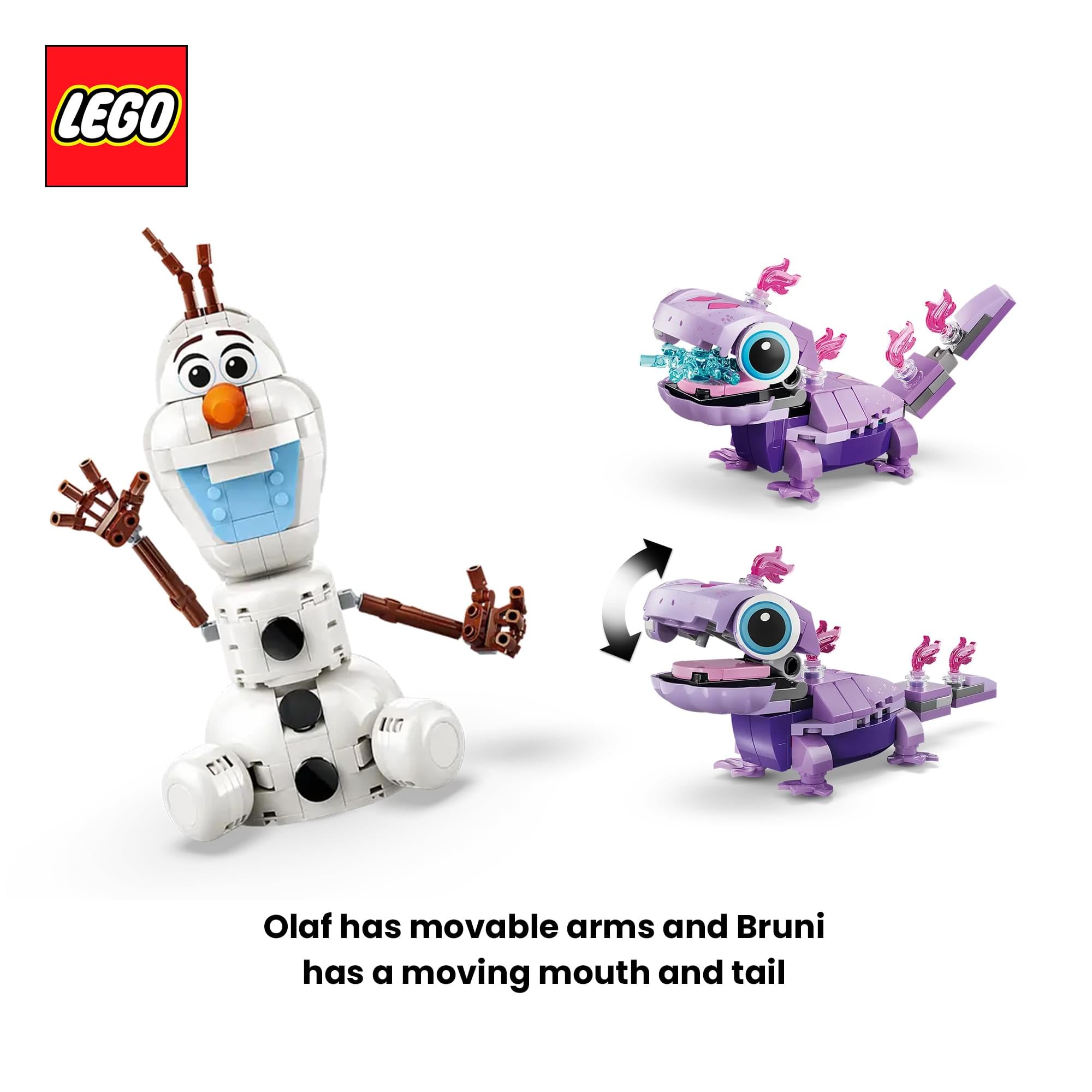 Disney Frozen LEGO 43287 Olaf and Bruni's Picnic Fun 478-Piece Building Set