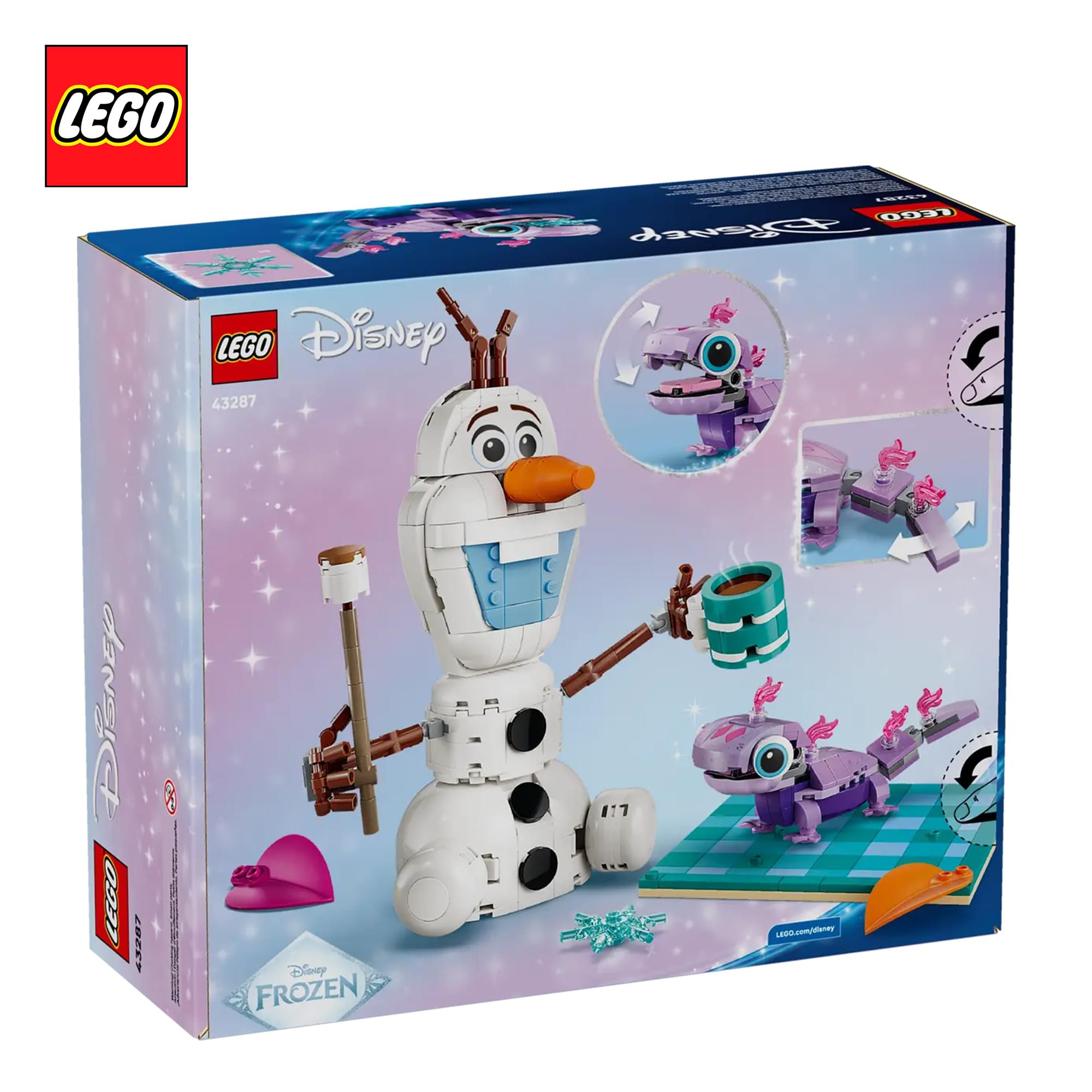 Disney Frozen LEGO 43287 Olaf and Bruni's Picnic Fun 478-Piece Building Set
