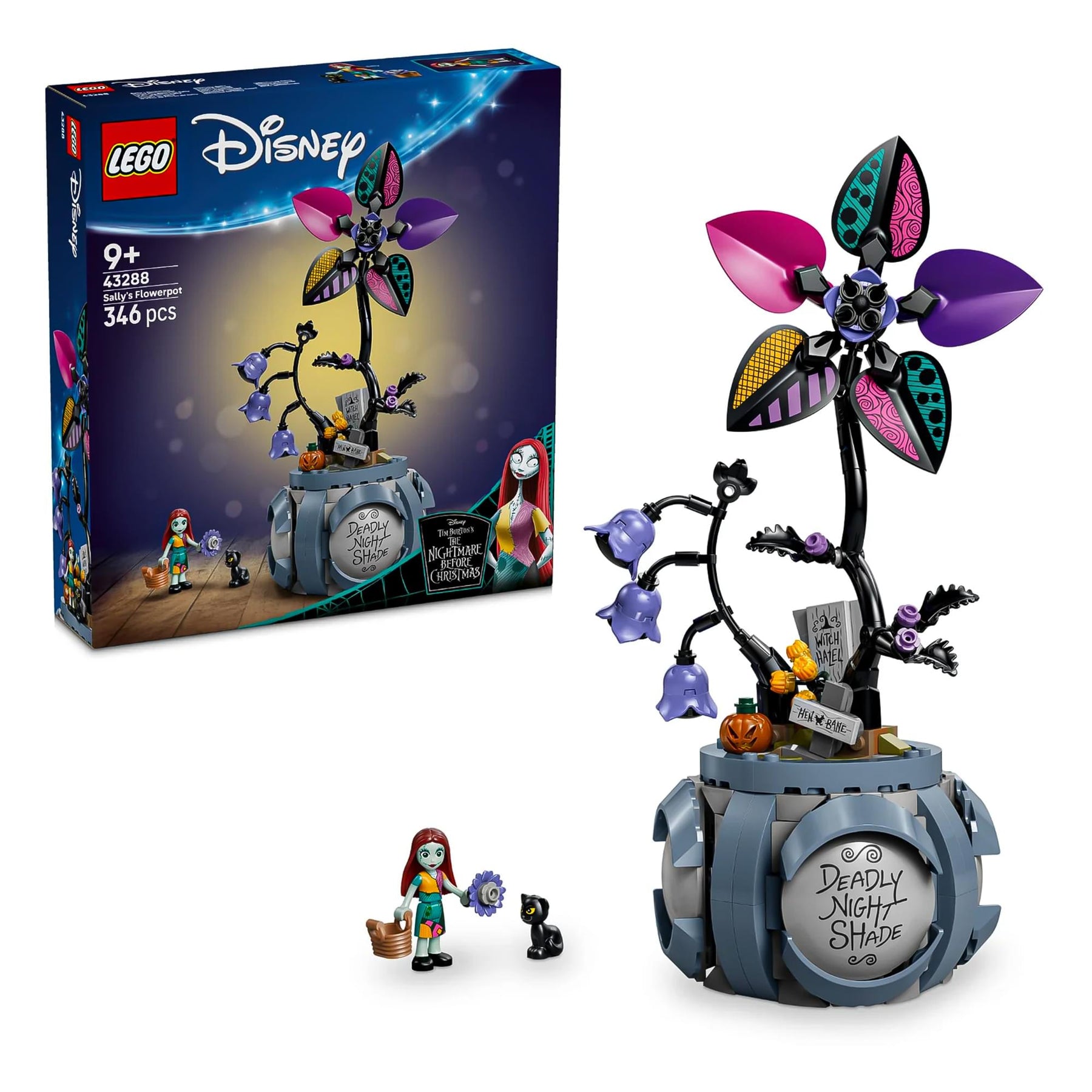 LEGO Disney 43288 NBX Sally's Flowerpot 346-Piece Building Set