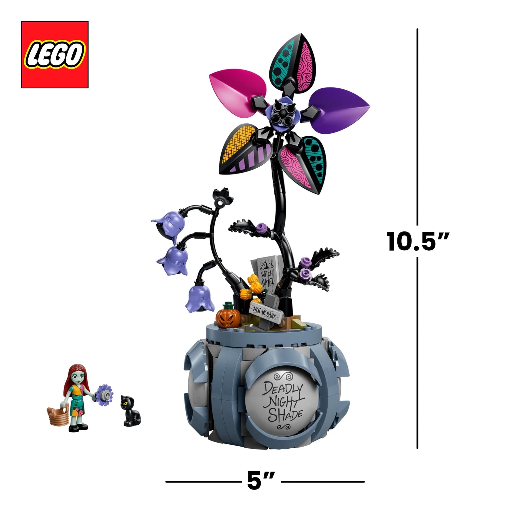 LEGO Disney 43288 NBX Sally's Flowerpot 346-Piece Building Set
