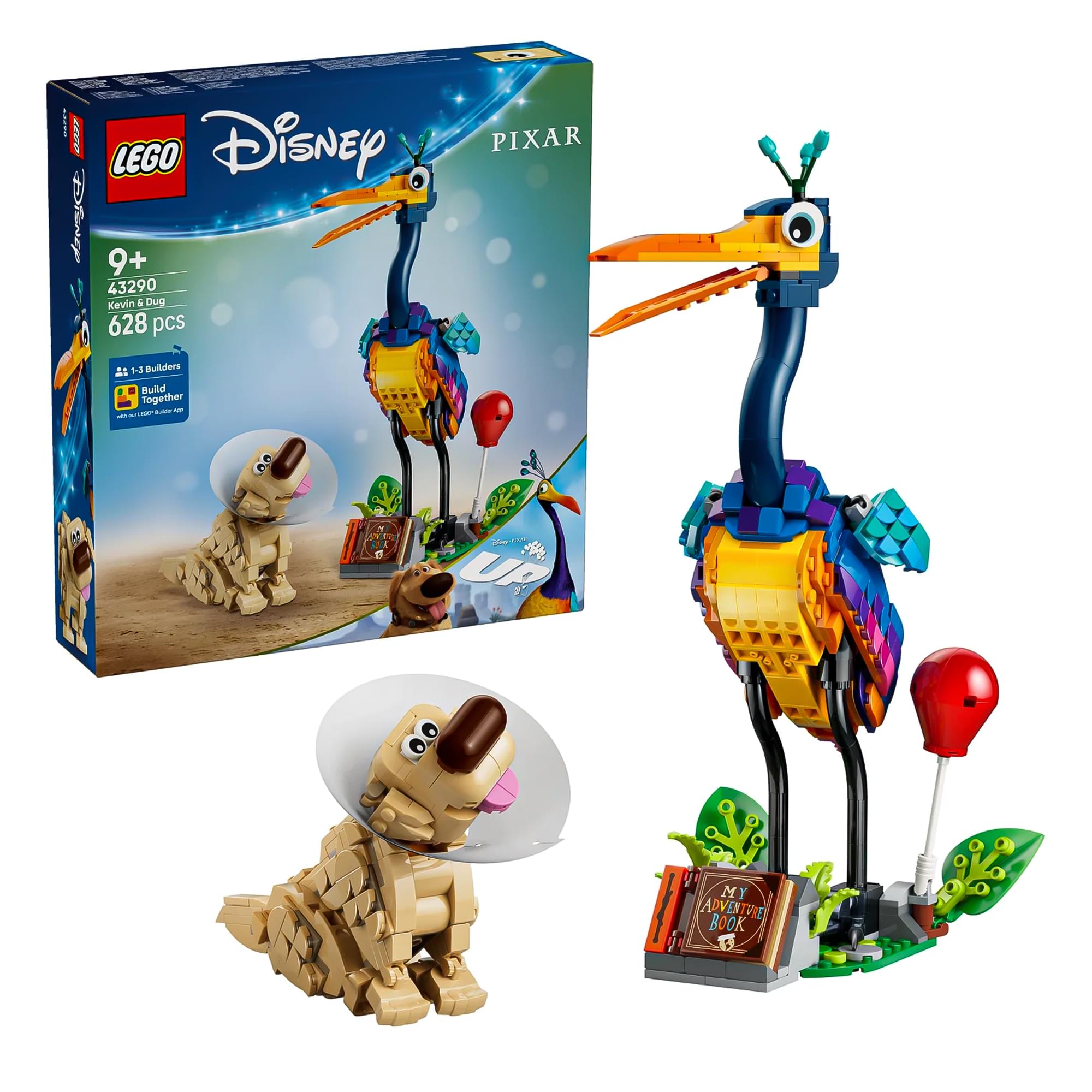 LEGO Disney Pixar 43290 Up Kevin and Dug 628-Piece Building Set