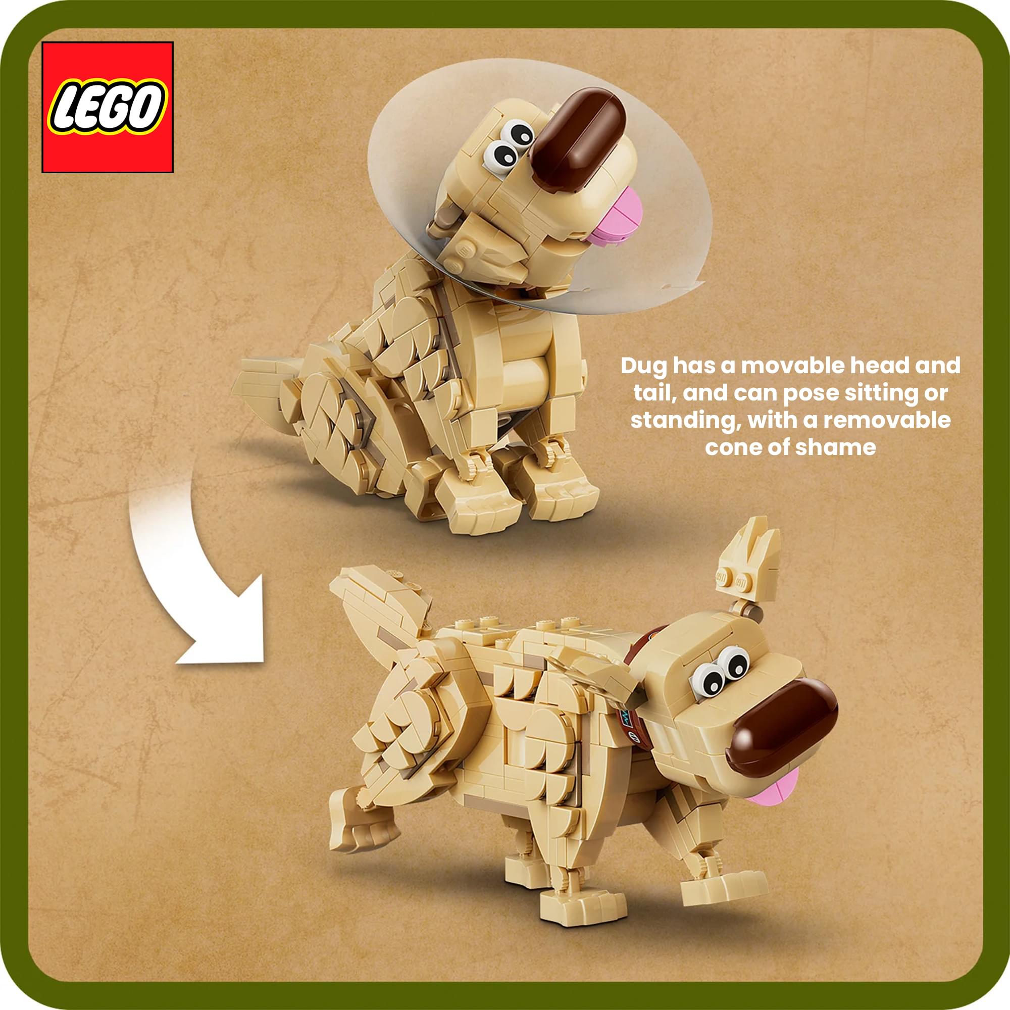 LEGO Disney Pixar 43290 Up Kevin and Dug 628-Piece Building Set