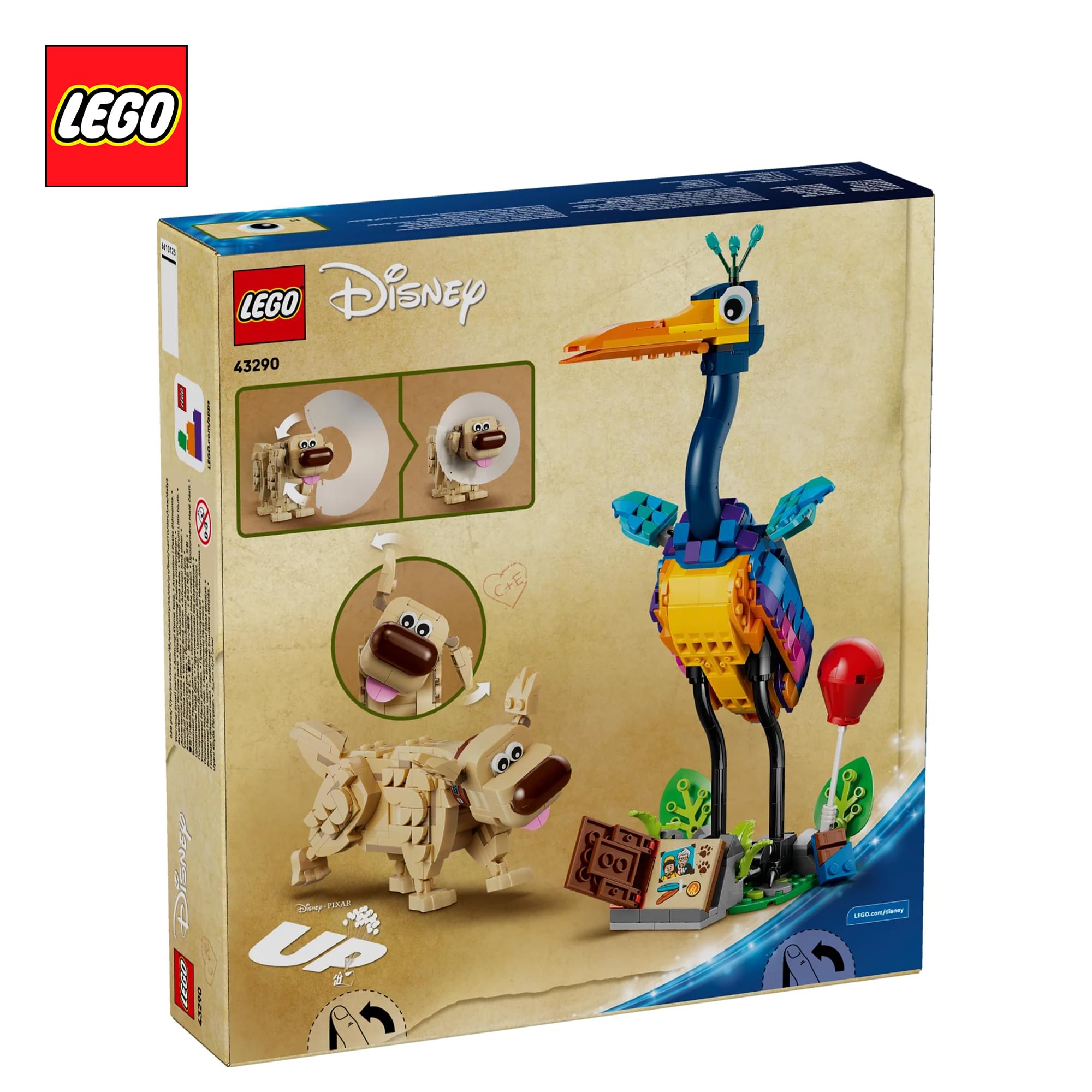 LEGO Disney Pixar 43290 Up Kevin and Dug 628-Piece Building Set