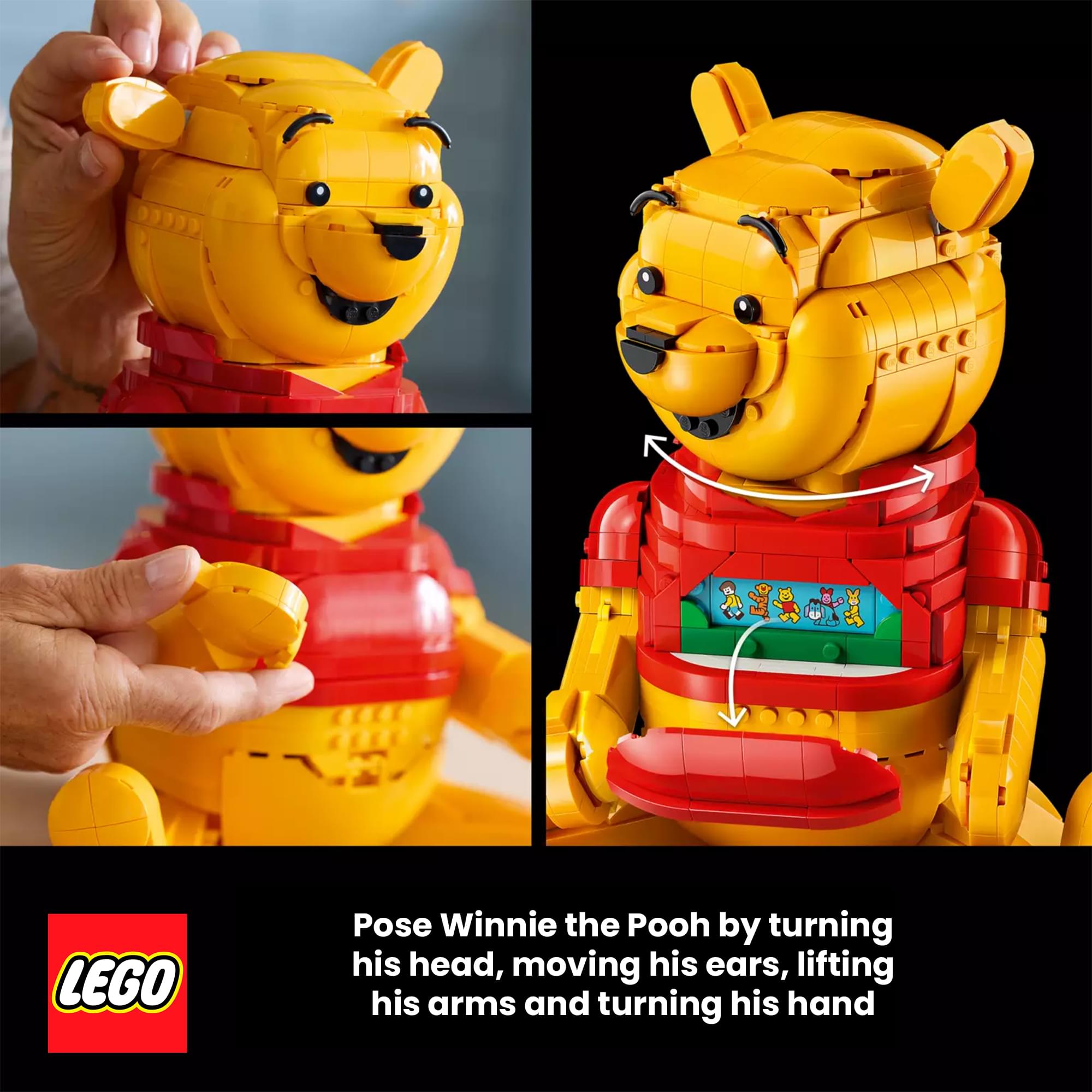 LEGO Disney 43300 Winnie The Pooh 1399-Piece Building Set