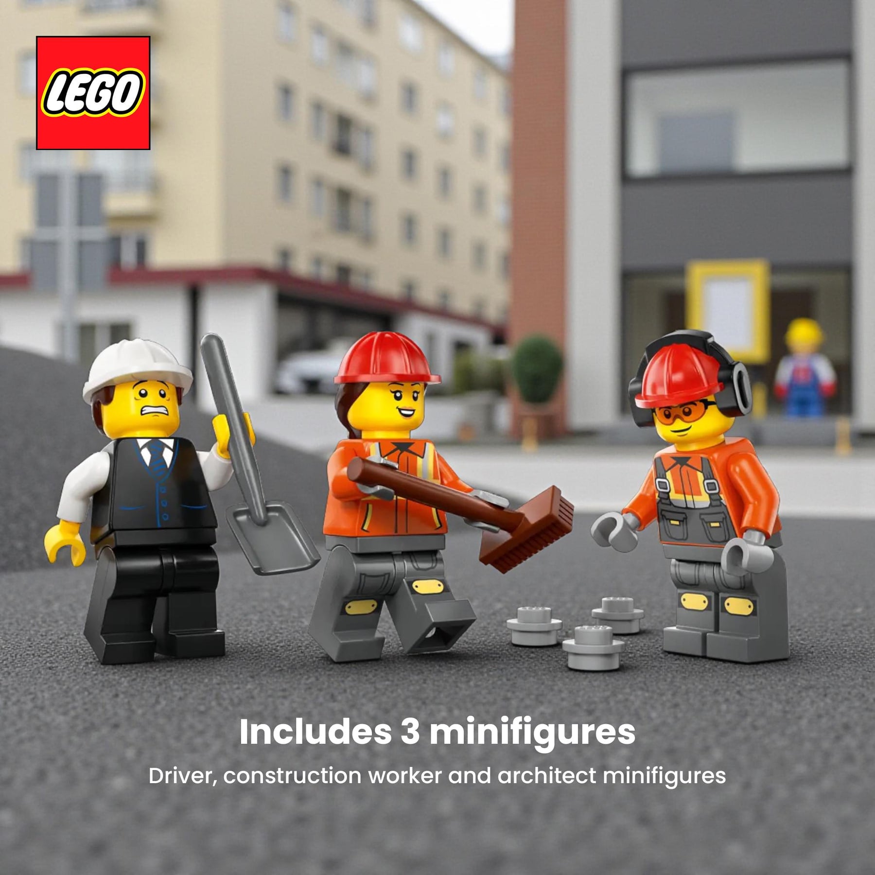 LEGO City 60478 Cement Mixer 371-Piece Building Set