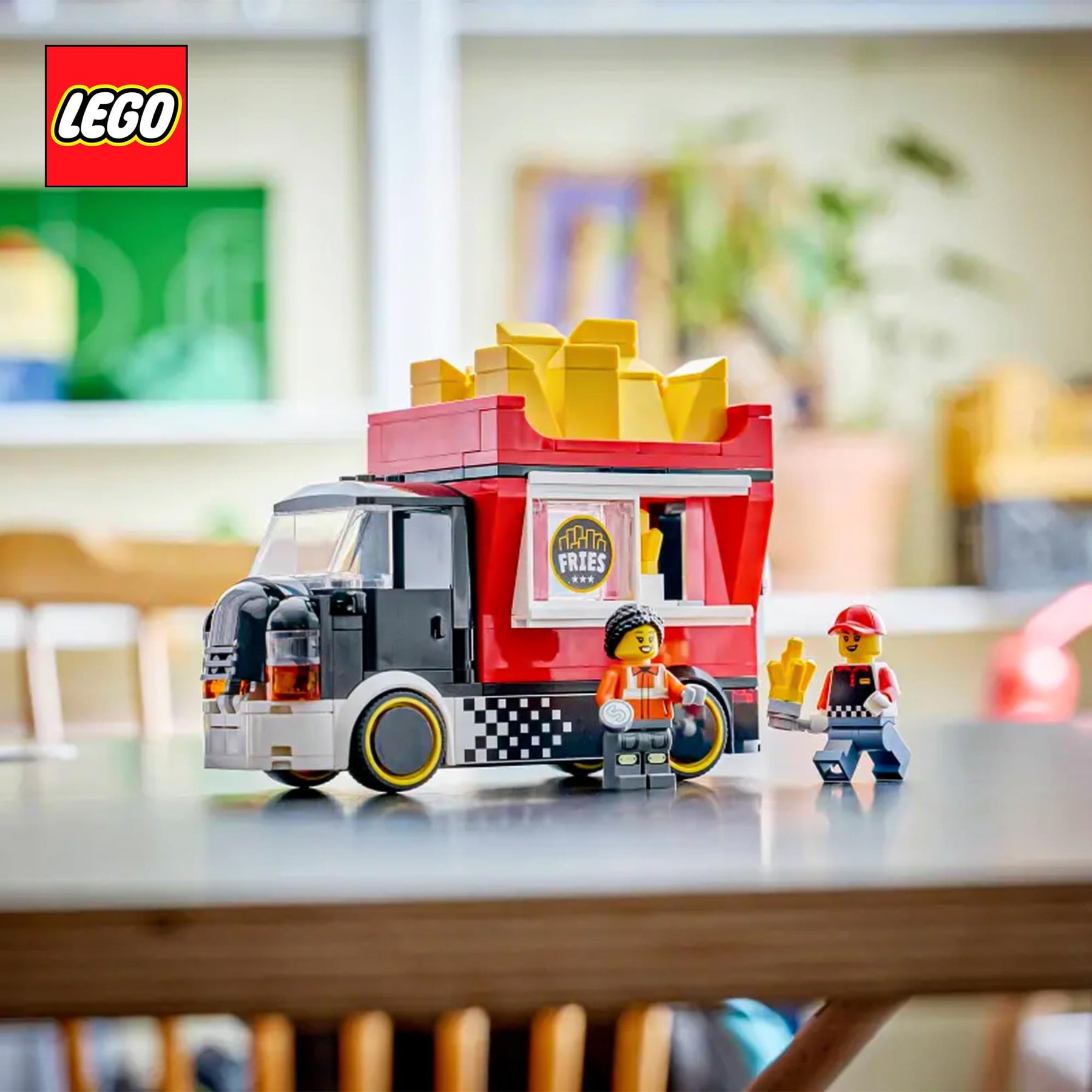 LEGO City 60488 Fries Food Truck 216-Piece Building Set