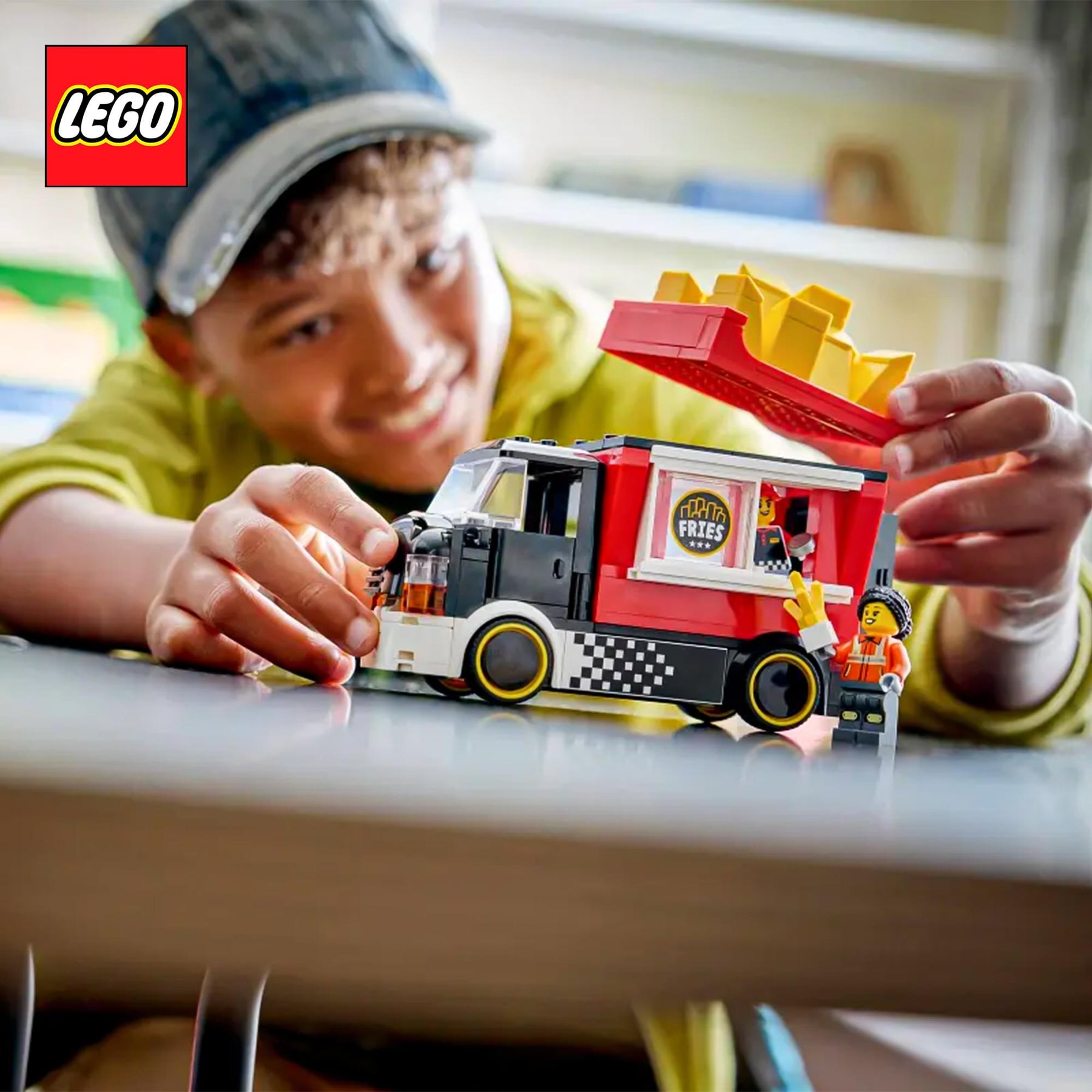 LEGO City 60488 Fries Food Truck 216-Piece Building Set