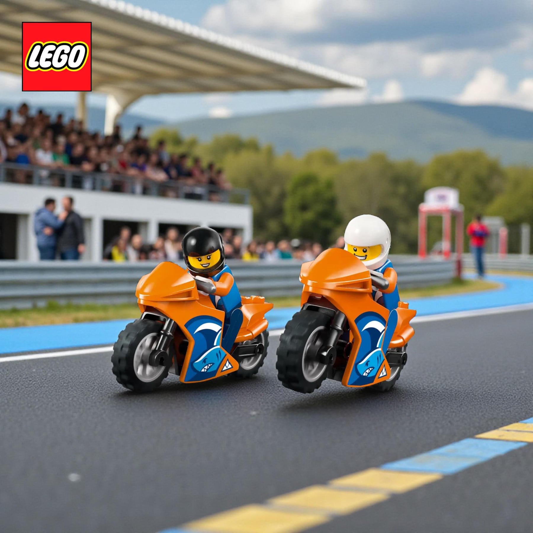 LEGO City 60491 Motorcycle Transporter 88-Piece Building Set