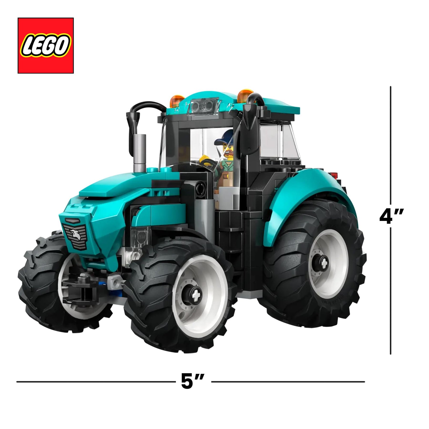 LEGO City 60498 Tractor 204-Piece Building Set