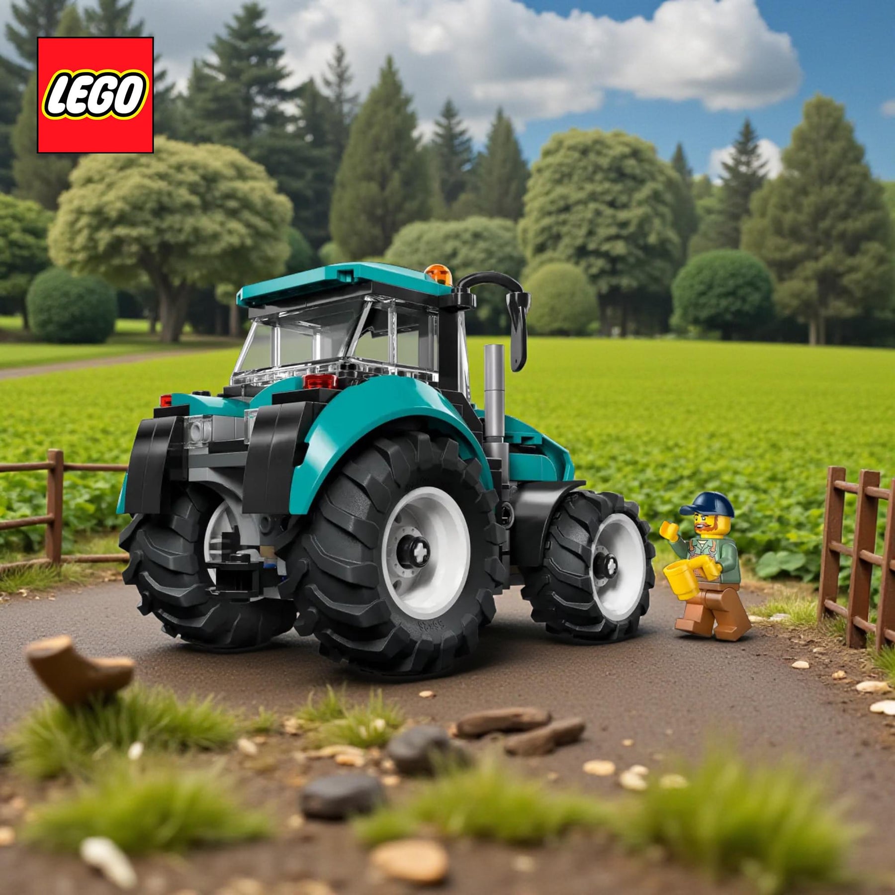 LEGO City 60498 Tractor 204-Piece Building Set