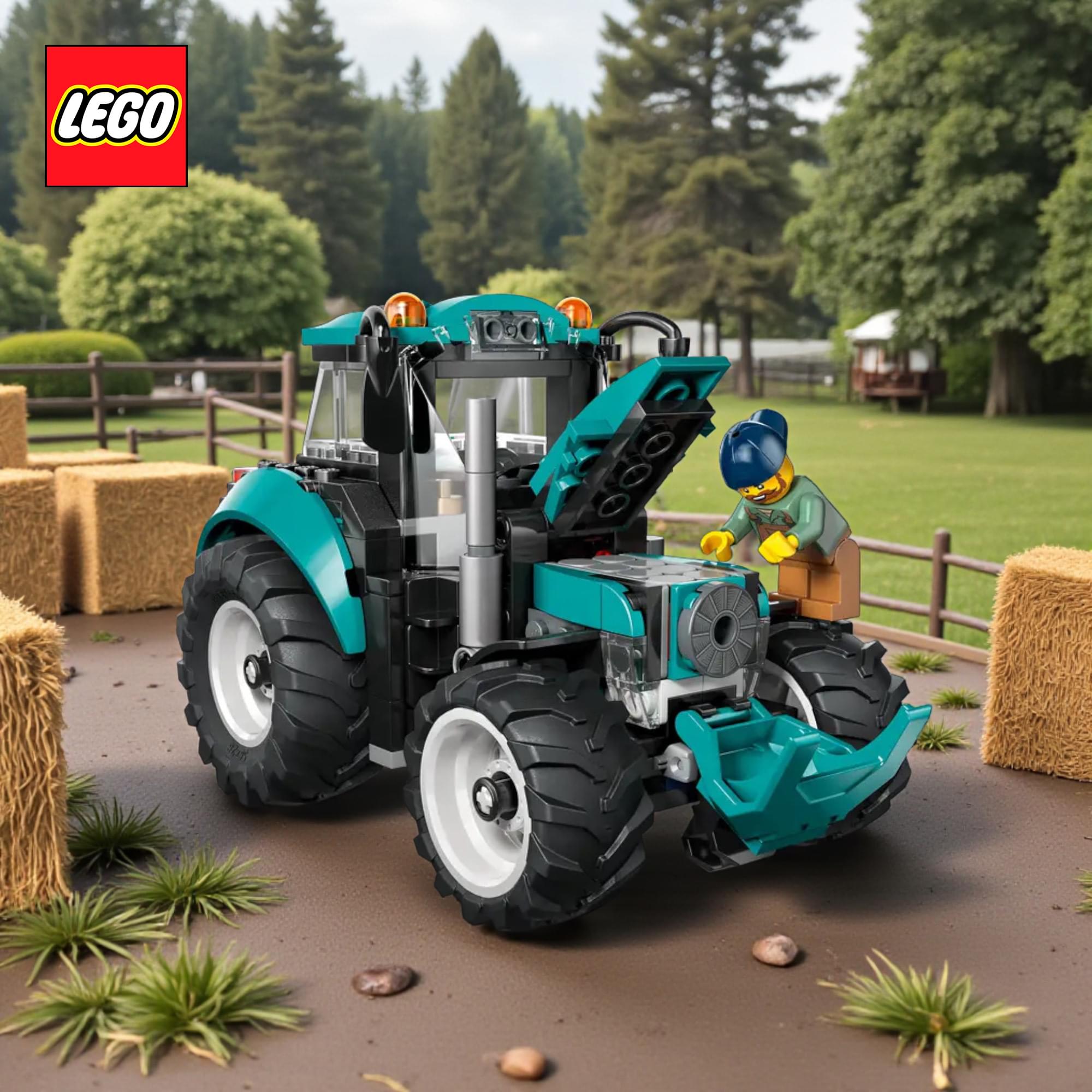 LEGO City 60498 Tractor 204-Piece Building Set