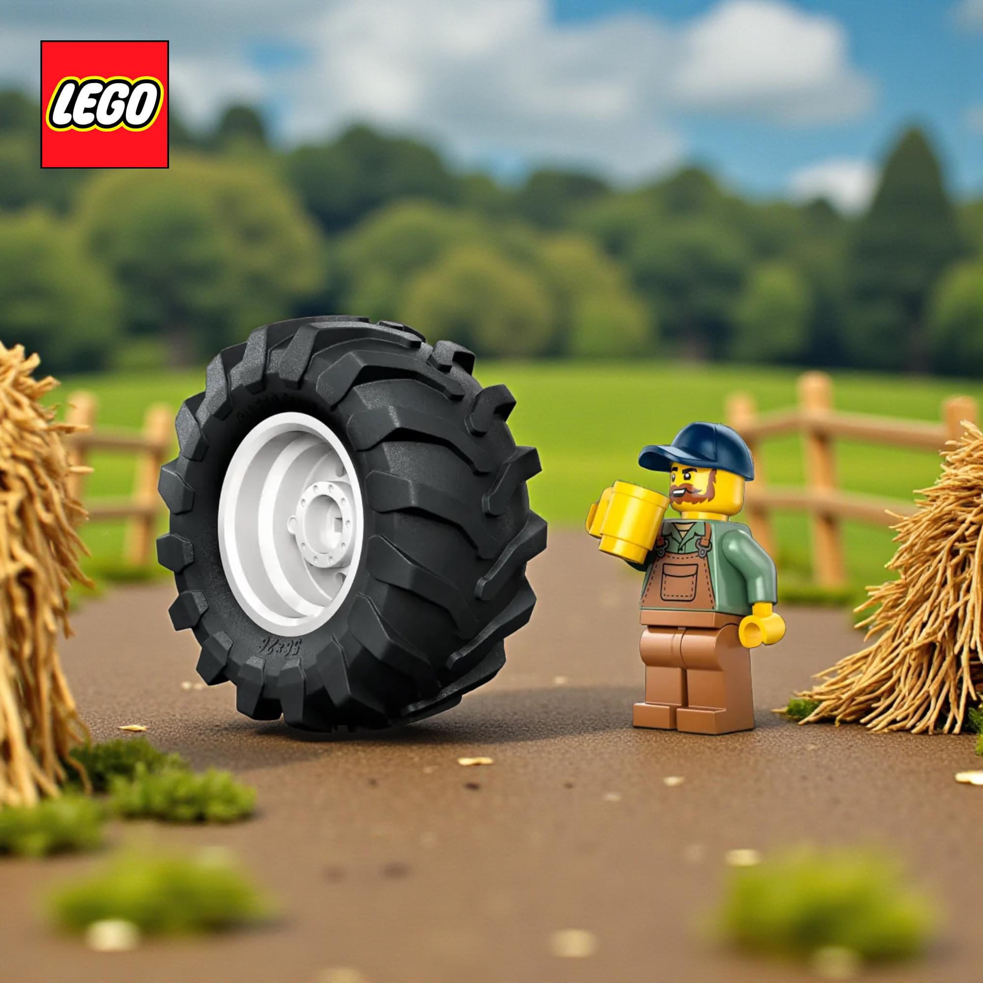 LEGO City 60498 Tractor 204-Piece Building Set