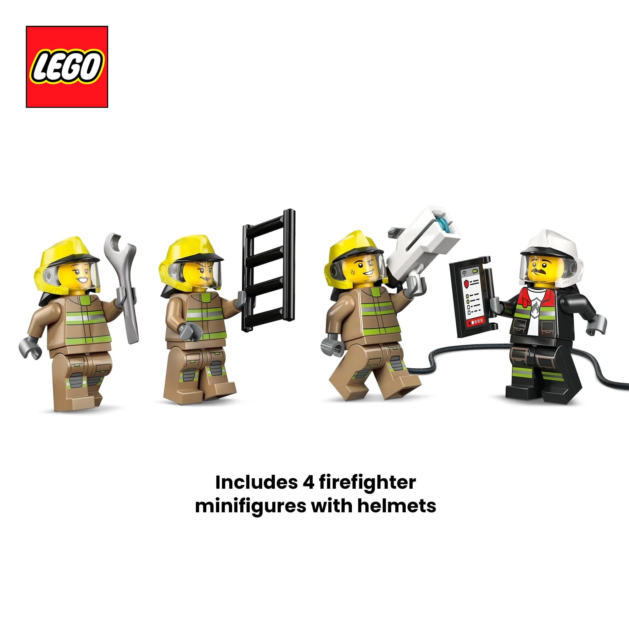 LEGO City 60499 Airport Fire Truck 691-Piece Building Set