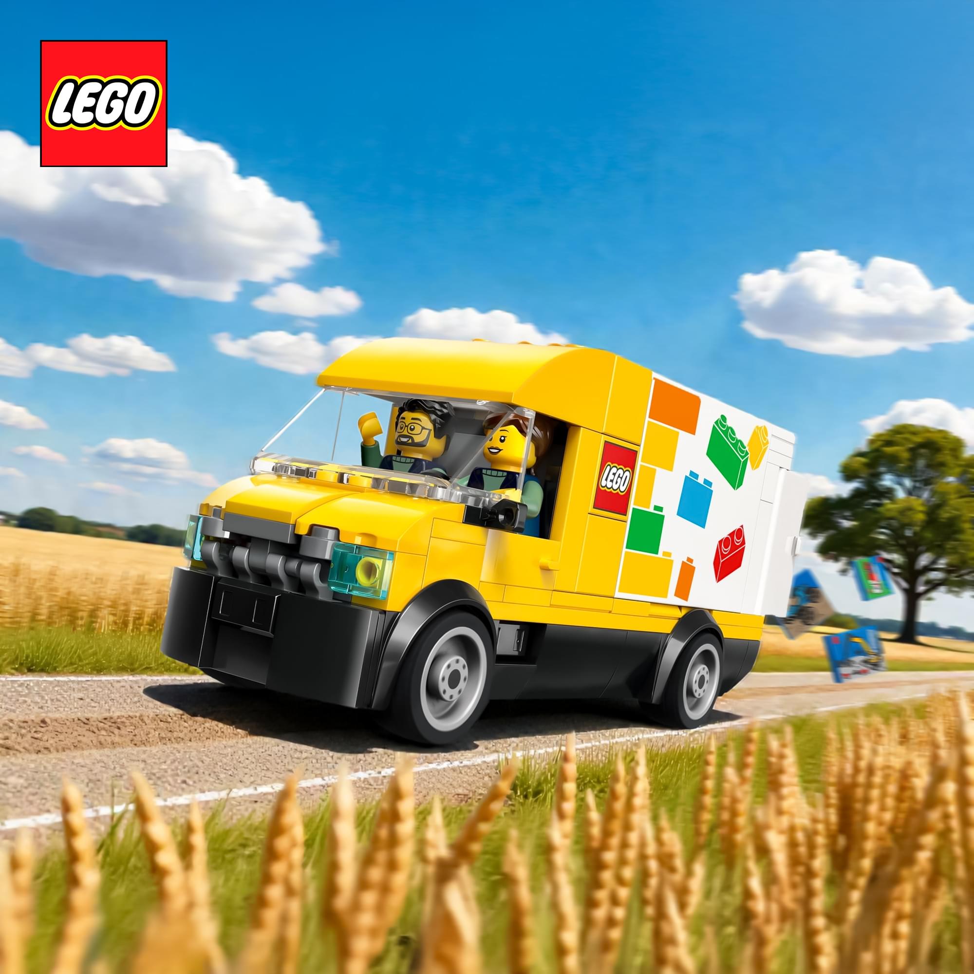 LEGO City 60500 The LEGO Van 276-Piece Building Set
