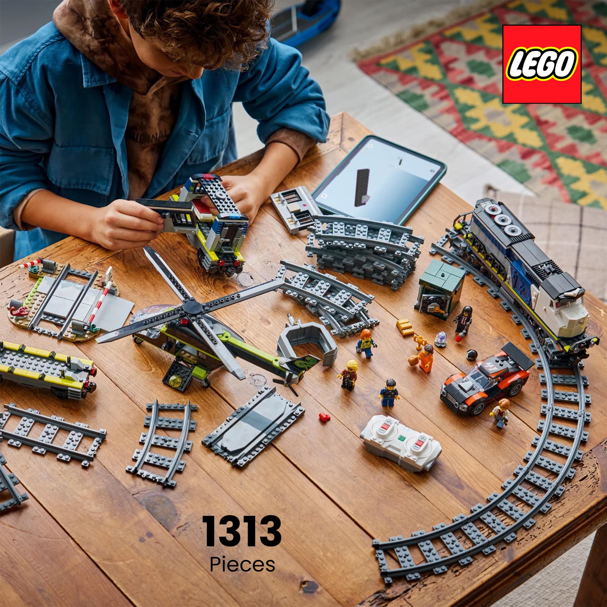 LEGO City 60508 Police Train Heist 1313-Piece Building Set
