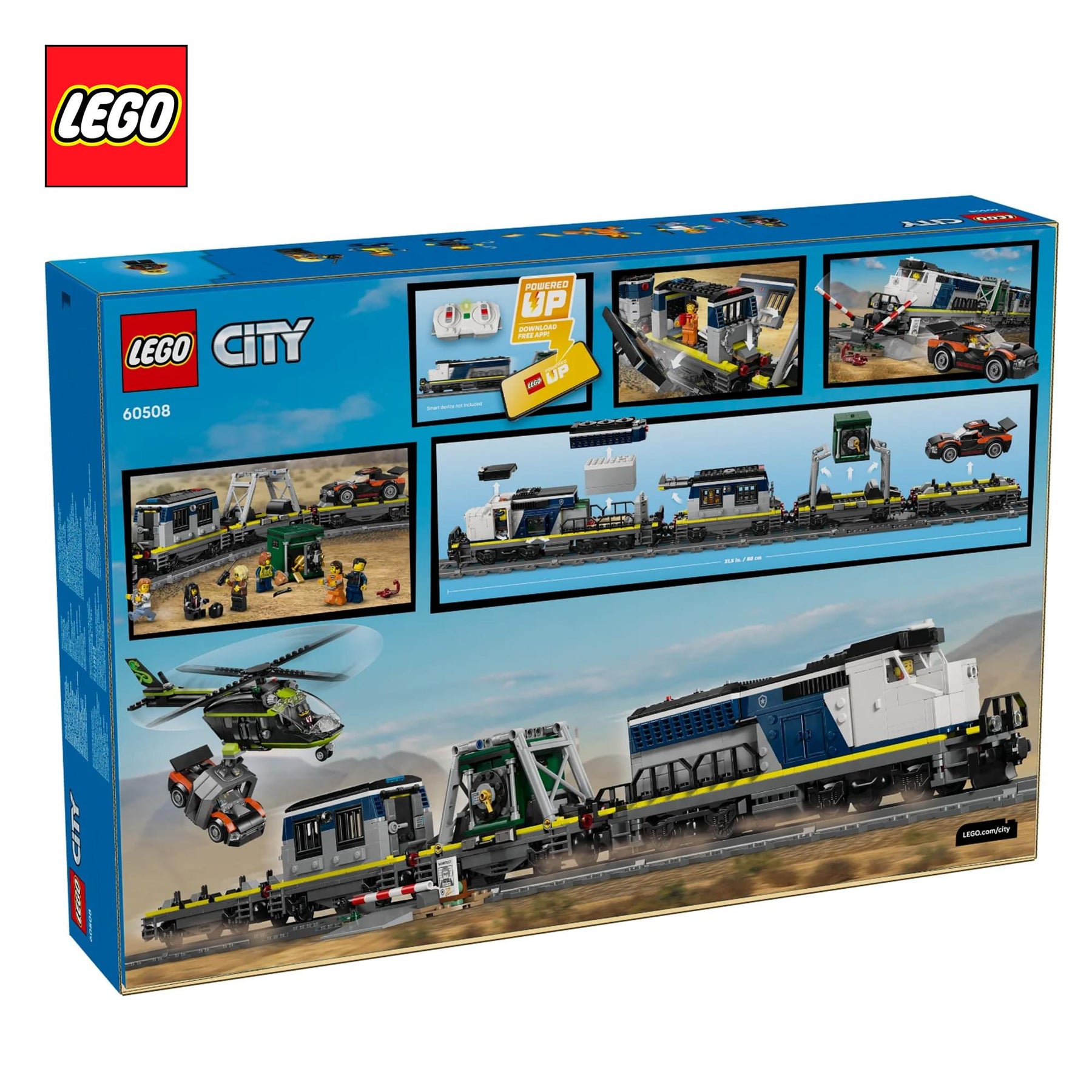 LEGO City 60508 Police Train Heist 1313-Piece Building Set