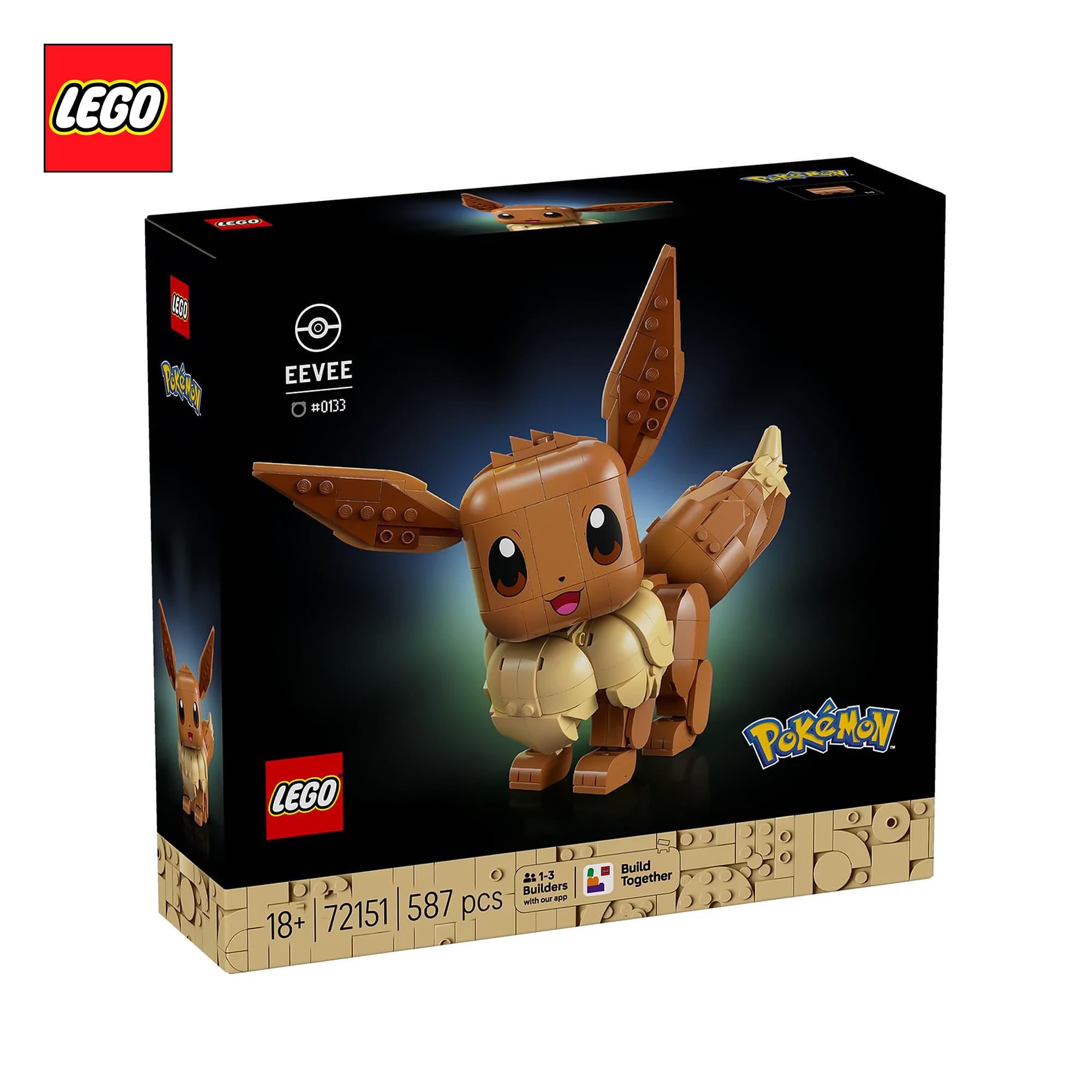 LEGO Pokemon 72151 Eevee 587-Piece Building Set