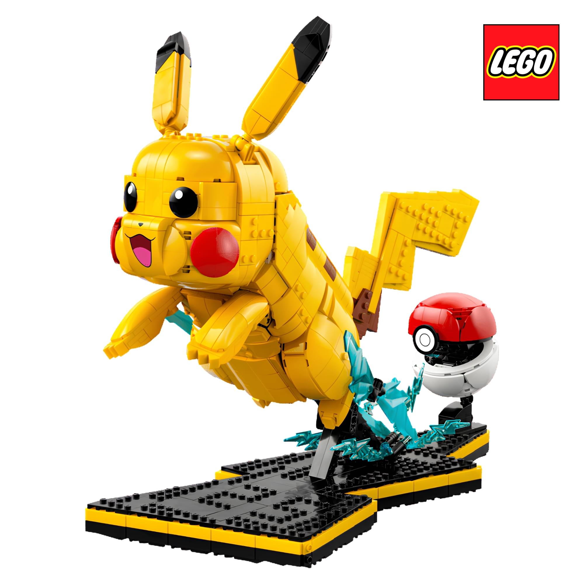 LEGO Pokemon 72152 Pikachu and Poke Ball 2050-Piece Building Set