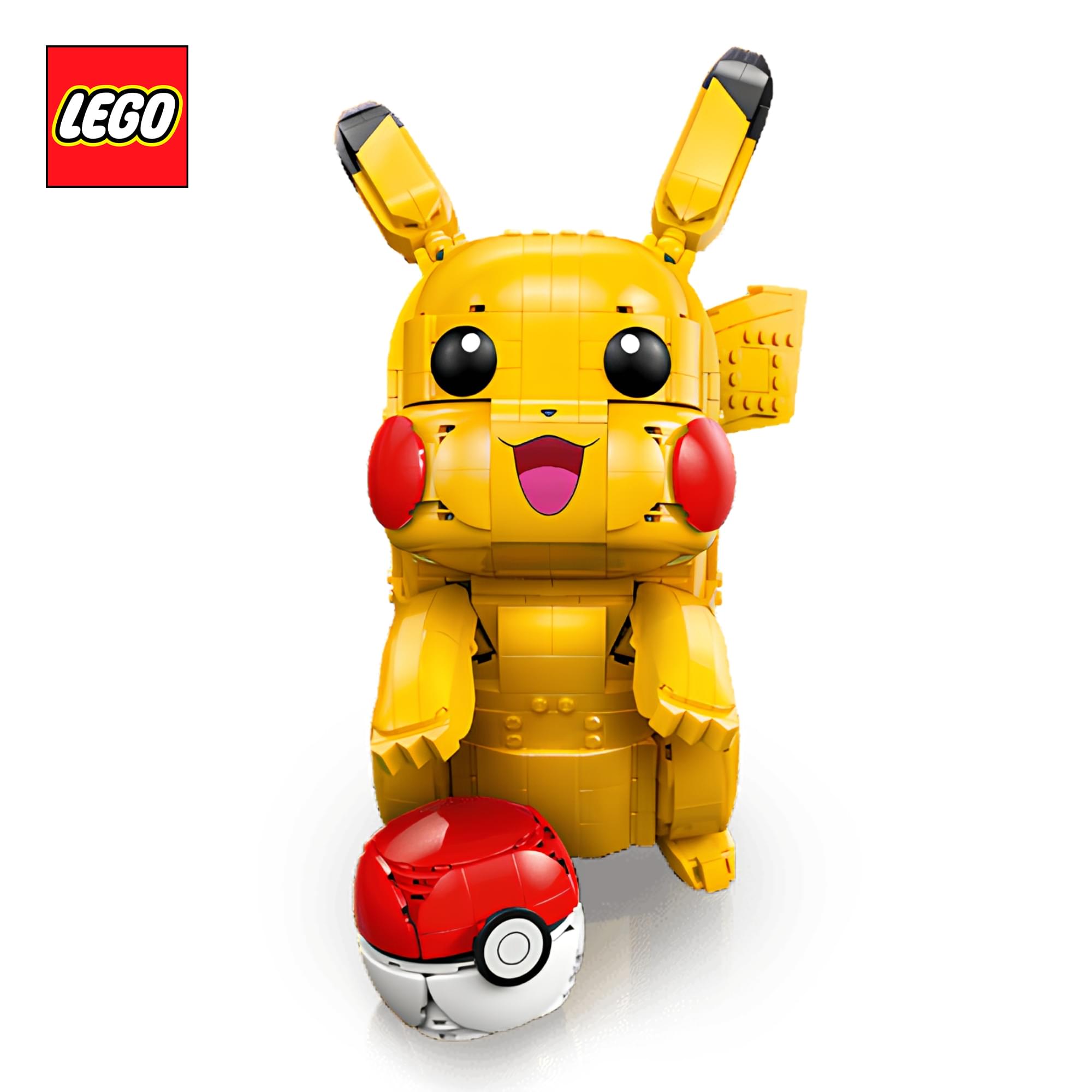 LEGO Pokemon 72152 Pikachu and Poke Ball 2050-Piece Building Set